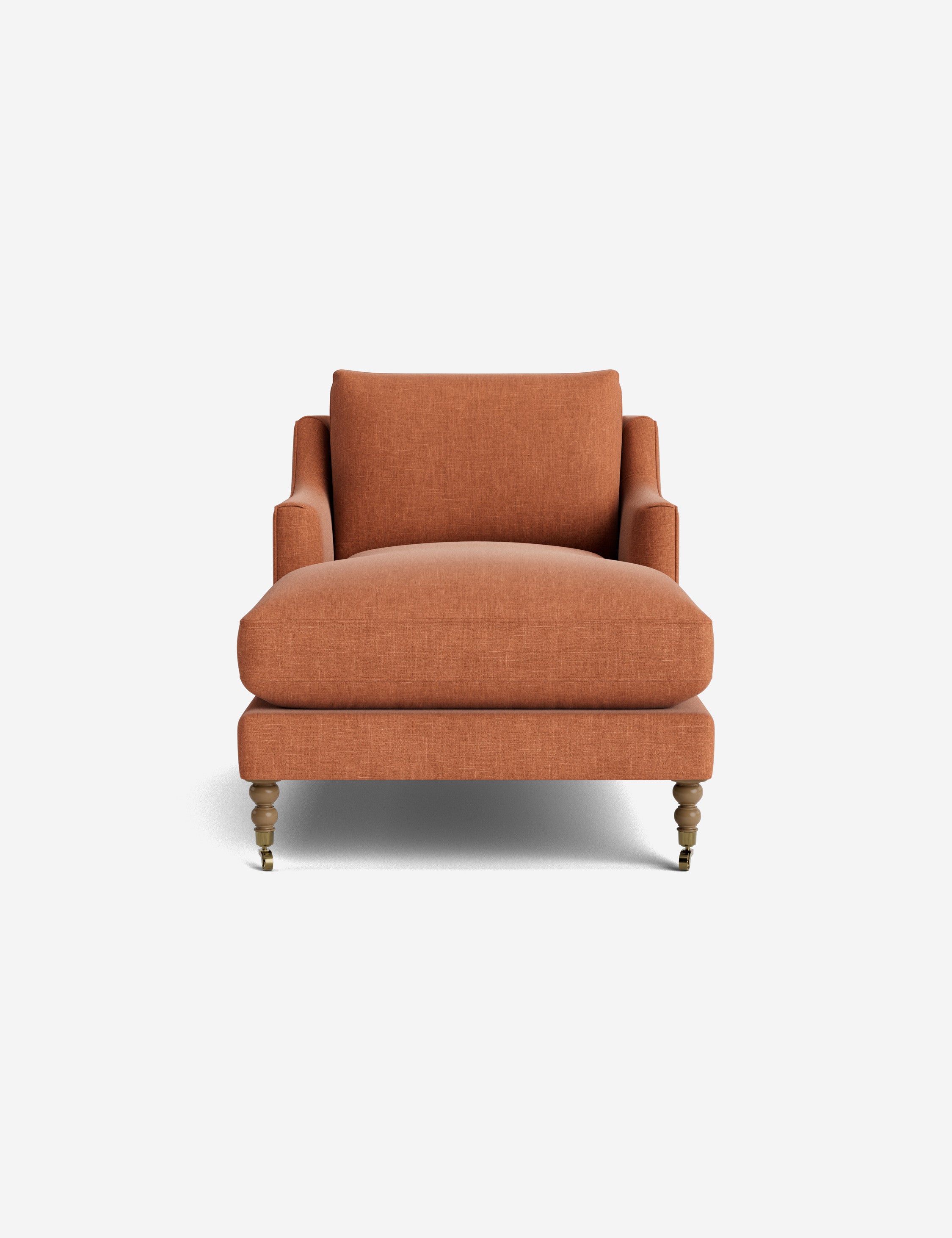 Fabienne Chaise Lounge Chair - Modern Accent Chair for Living Room, Bedroom & Office - Stylish Mid-Century Design with Wooden Legs - Perfect for Relaxing, Reading & Home Decor