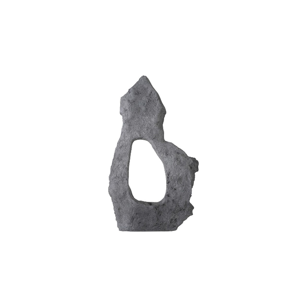 Large Handcrafted Charcoal Stone Sculpture - Elegant Cast Stone Statue for Home Decor, Garden, and Office | Perfect for Indoor & Outdoor Display