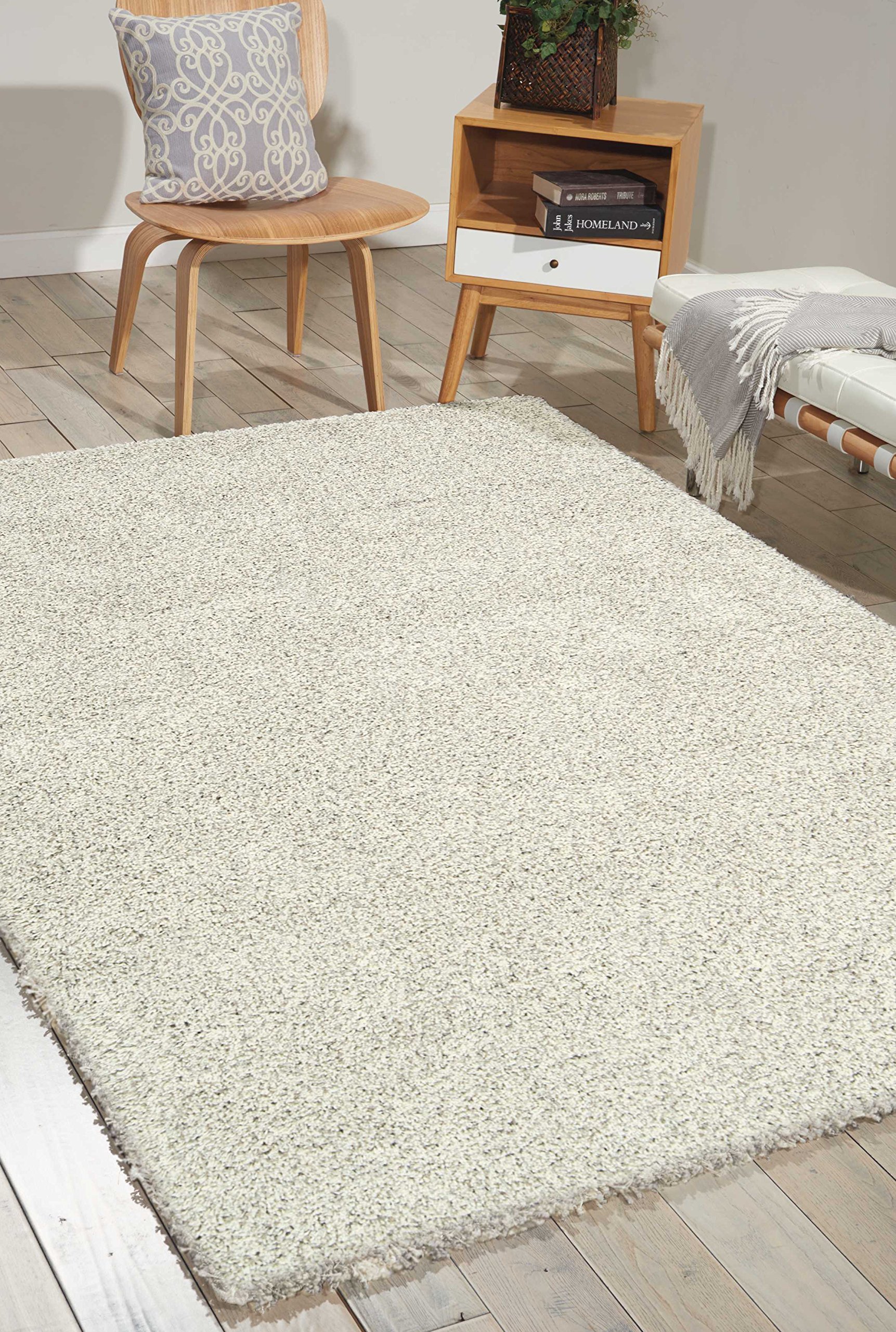 Nourison Amore Shag Bone Area Rug 5'3
