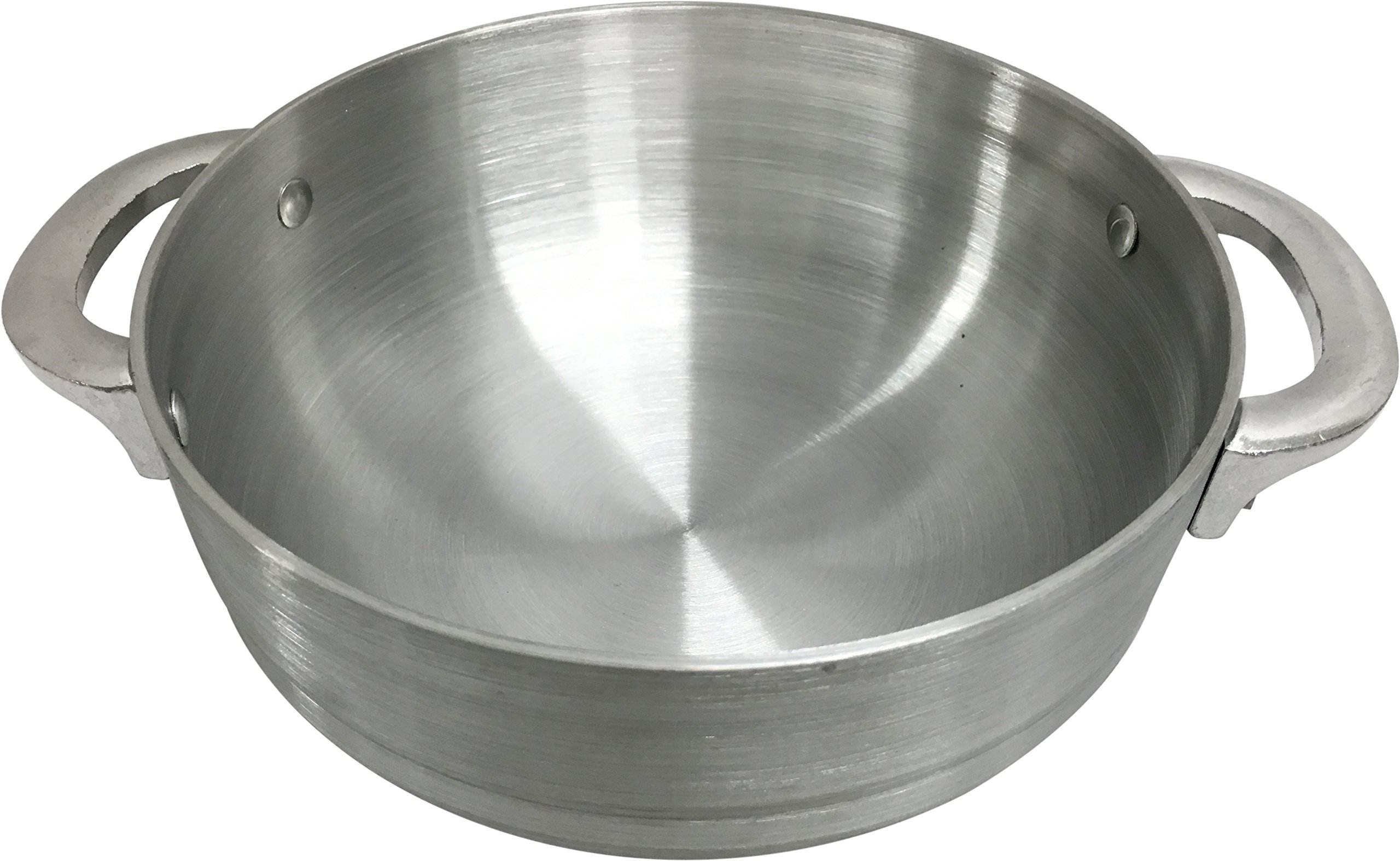Premium Wee's Beyond Heavy Gauge Caldero Dutch Oven with Aluminum Lid - 4.8 Quart Silver Pot for Baking, Braising & Slow Cooking - Perfect for Soups, Stews, Casseroles & Family Meals