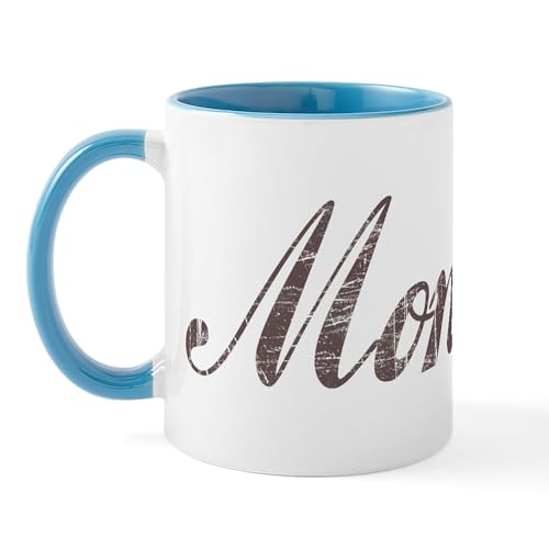 White/Blue Inside - Vintage Montana Mug