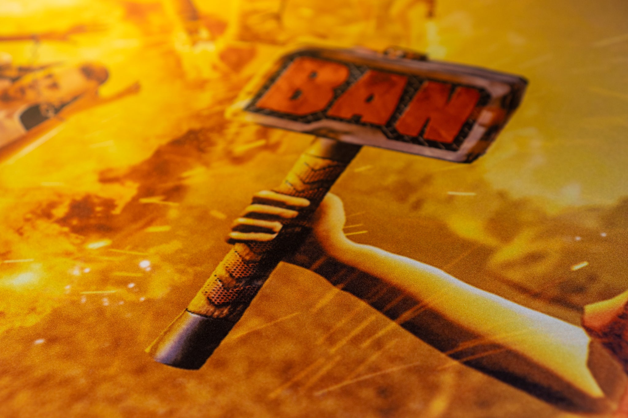 Limited Edition Camomo_10 THE BANHAMMER Content Creator Collaboration - Extra Large Rust-Themed Gaming Mouse Pad (12x10 inches) for PC, Streaming & Esports - Perfect for Gamers, Streamers & Office Work