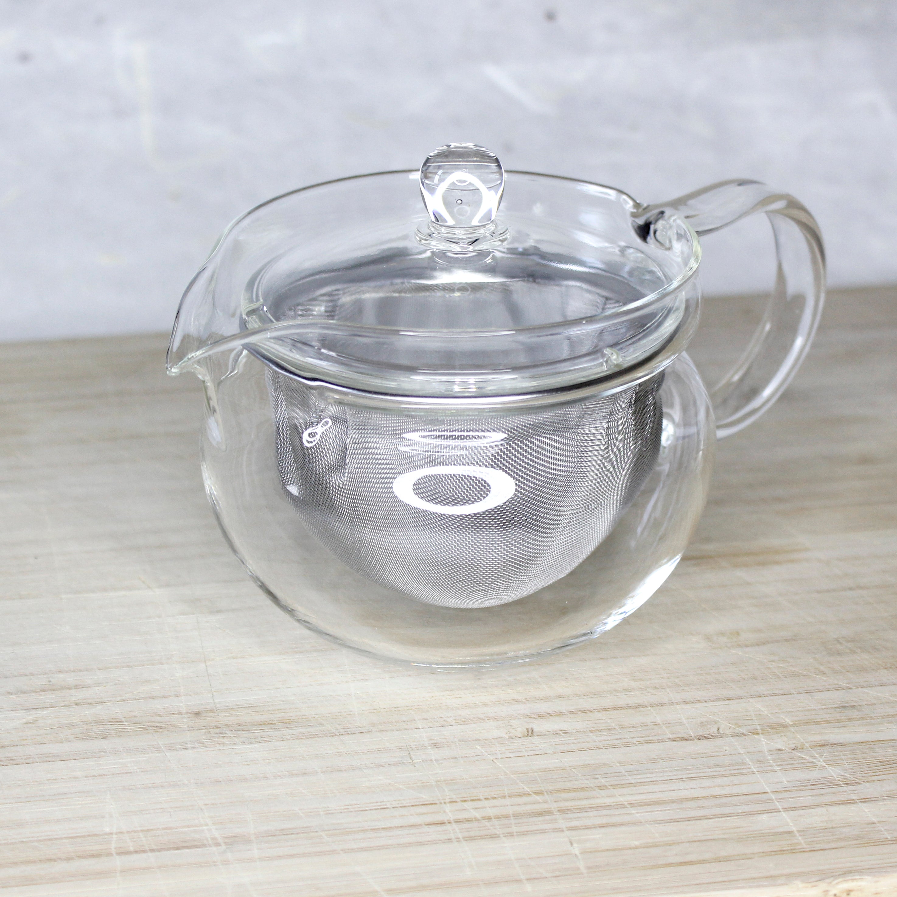 Premium Wide Glass Teapot with Stainless Steel Infuser - 10 oz Capacity - Perfect for Loose Leaf Tea, Herbal Tea & Blooming Tea - Ideal for Home, Office & Gift Giving