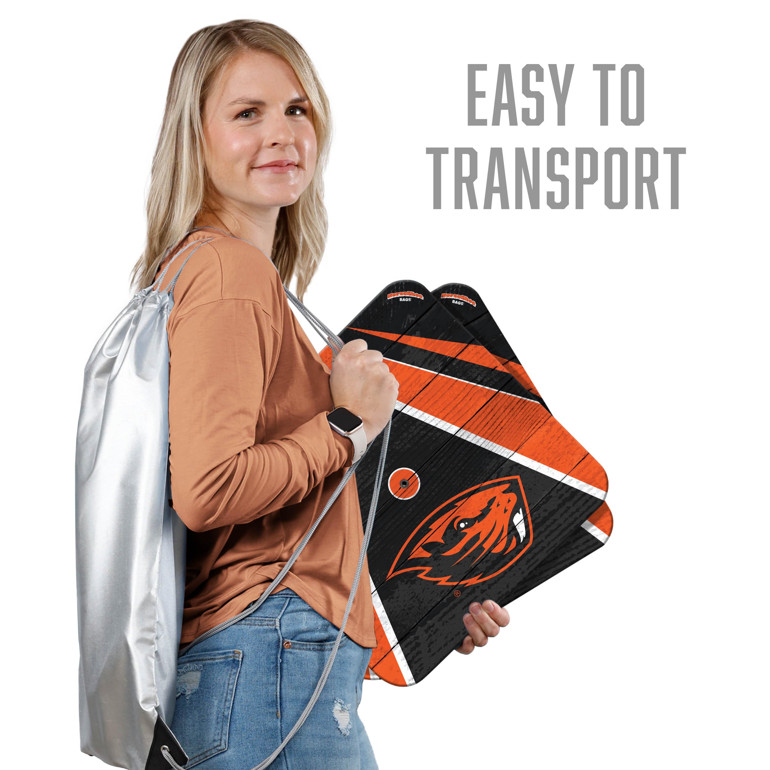 YouTheFan NCAA Oregon State Beavers Horseshoe Tote Bag - Durable & Stylish College Fan Gear for Game Day, Tailgating & Campus Life