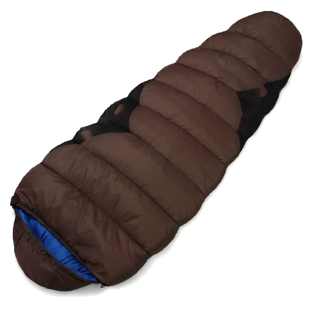 Kanpcelns Ultralight Portable Camping Sleeping Bag for Adults - Warm & Waterproof Outdoor Sleeping Bag for Hiking, Backpacking, Travel - Perfect for Camping Trips & Cold Weather Adventures