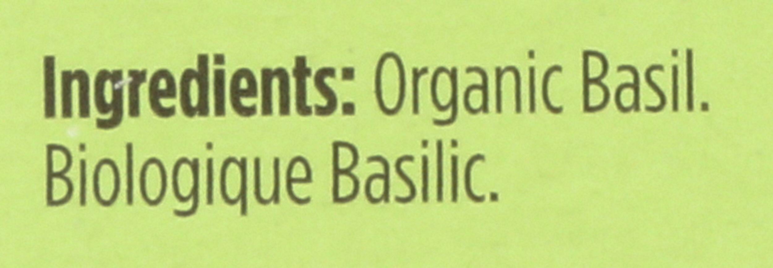 Organic Basil Leaves by Spicely - 0.1 Oz | USDA Certified Organic, Gluten-Free, Non-GMO | Perfect for Cooking, Pizza, Pasta & Salad Seasoning