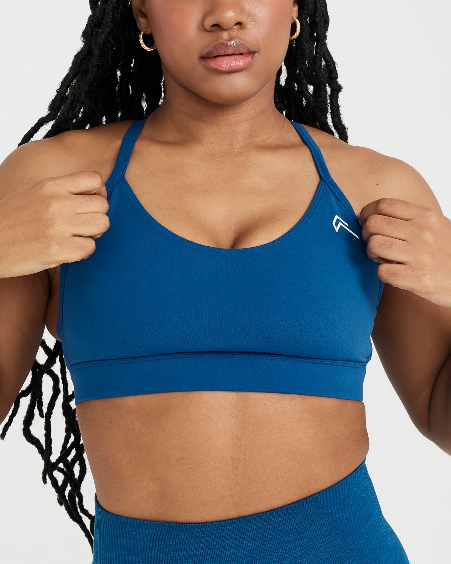 High Support Everyday Sports Bra for Women - Petrol Blue | Comfortable Workout Top for Running, Yoga & Gym