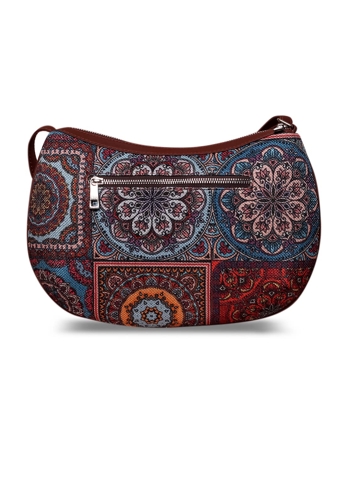 ZOUK Women's Vegan Leather Zipper Wallet - Handmade Classic Slim Purse for Credit Cards & Cash | Perfect for Everyday Use, Travel & Gifts