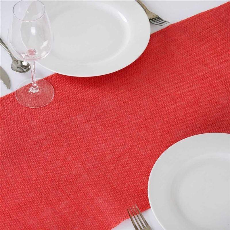 14x108 Burlap Table Runner for Weddings - Rustic Wedding Decor, Party Table Cover, Farmhouse Dining Decor - Perfect for Wedding Receptions, Bridal Showers & Rustic Events