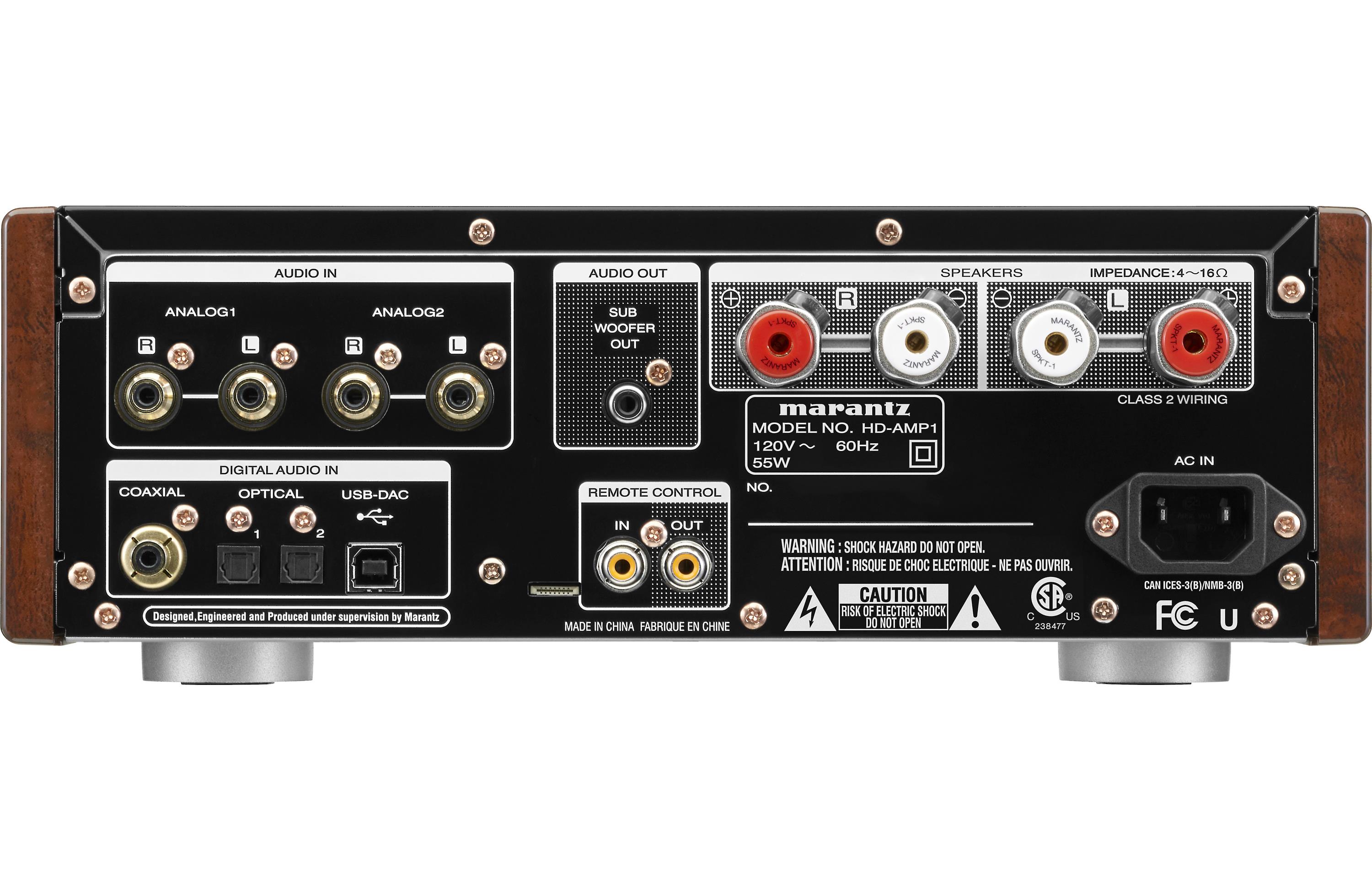 Marantz HD AMP1 Integrated Amplifier with Built-in DAC - Hi-Fi Audio System for Home Theater & Music Listening (Used, Demo Available)