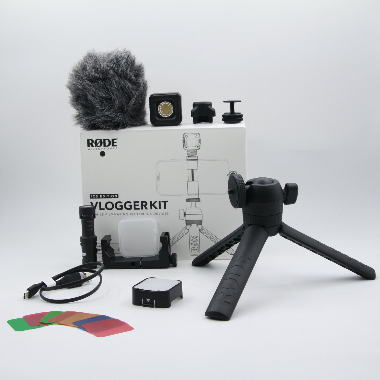 Rode Vlogger Kit iOS Edition - Filmmaking Kit for iPhone & iPad with Lightning Port | Open Box Fair Condition | Perfect for YouTube Vlogging, Travel Videos & Mobile Content Creation