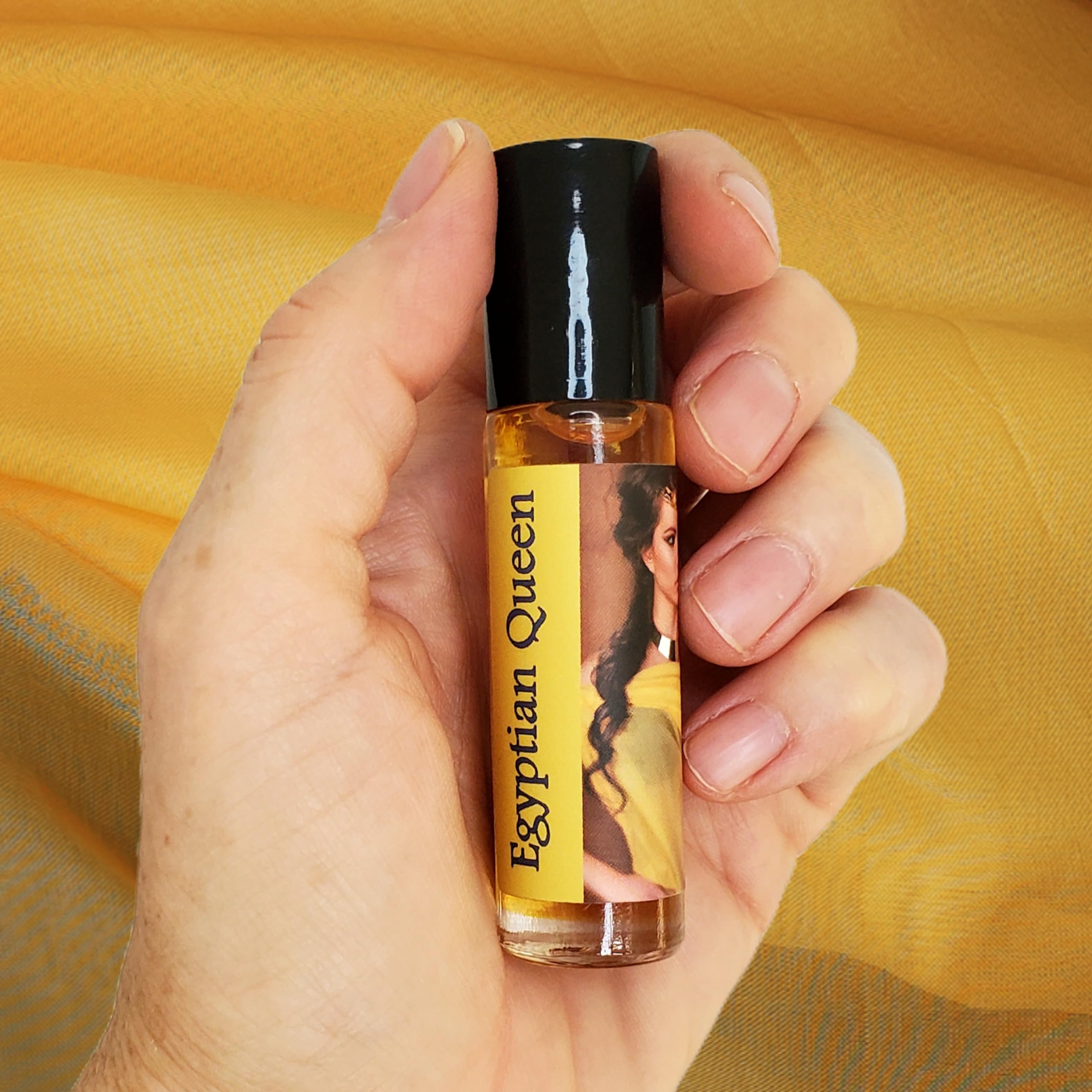 Egyptian Queen Musk Perfume Body Oil for Women - Long Lasting Fragrance - Perfect for Date Nights, Special Occasions & Daily Wear