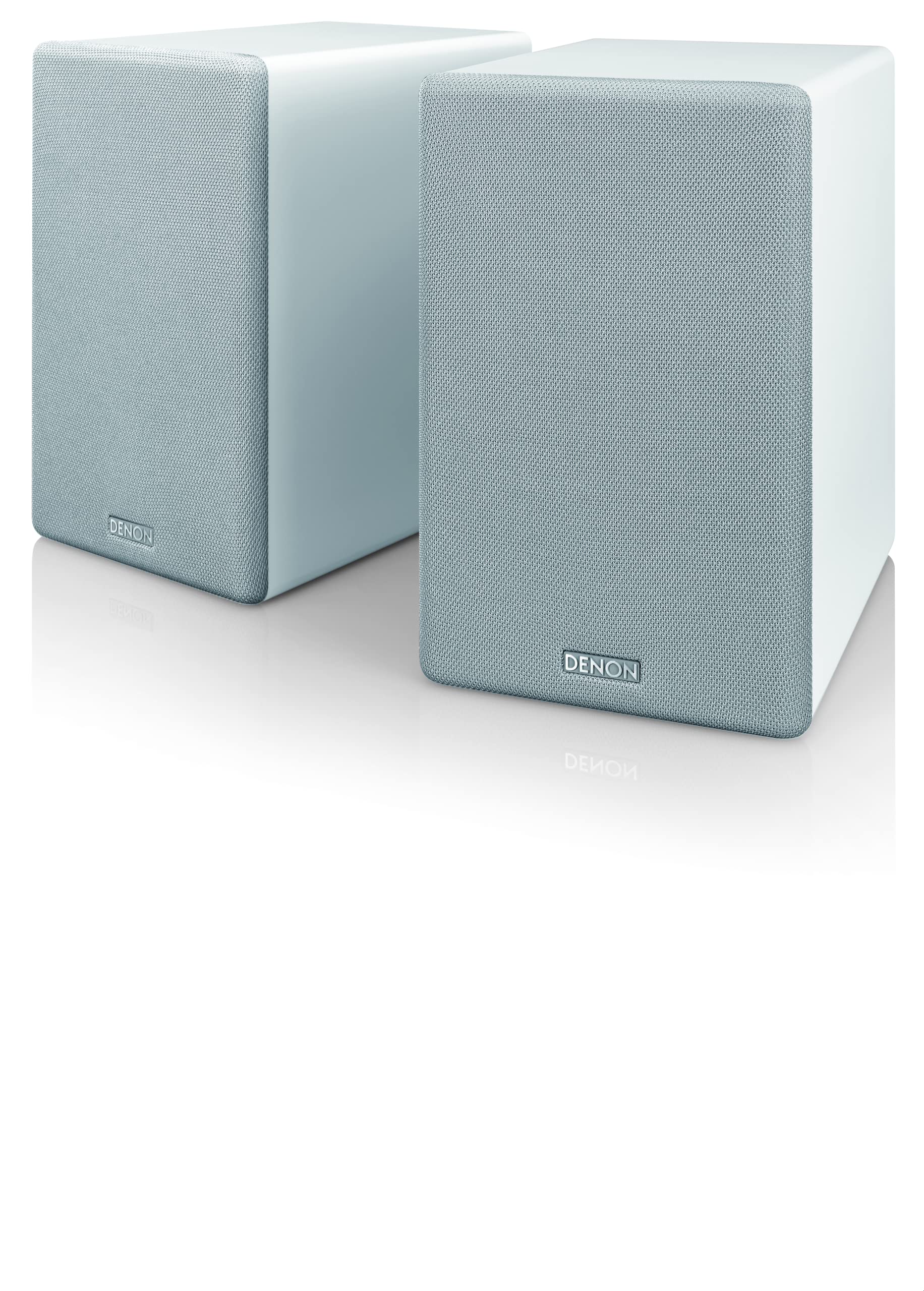 Denon SC-N10 2-Way HiFi Bookshelf Speakers - 65W RMS Power (Pair), White - Premium Sound for TV, Home Theater & Music - Compatible with Receivers & Amplifiers - Perfect for Living Room, Gaming & Audiophile Setups