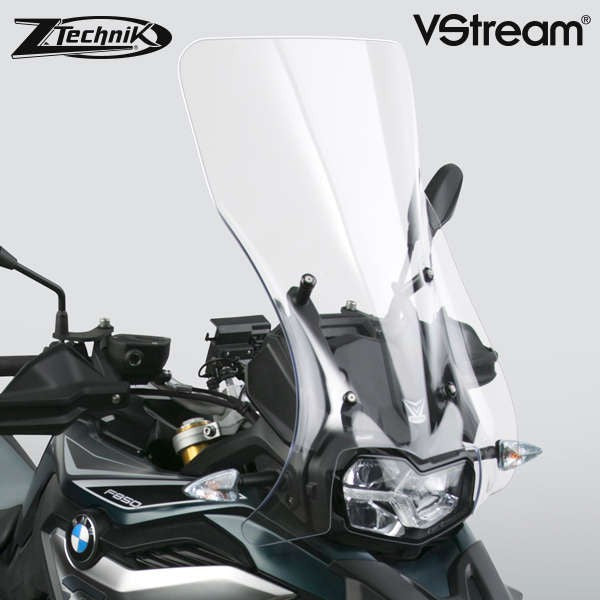ZTechnik F850GS VStream Touring Windshield - High Performance Motorcycle Windshield for BMW F850GS Adventure Bike - Perfect for Long Distance Riding & Highway Commuting