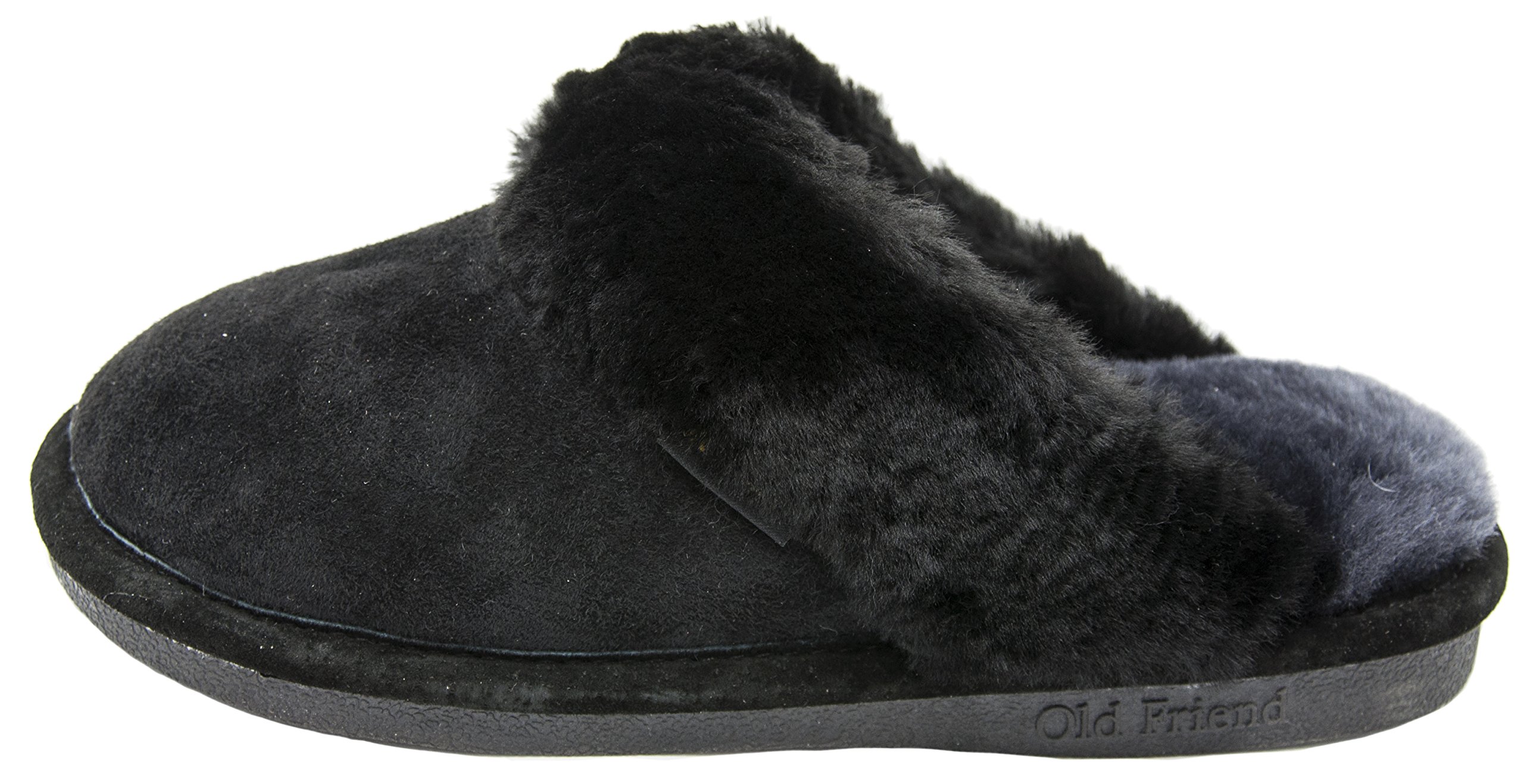 Old Friend Women's Scuff Slippers - Cozy Indoor/Outdoor House Shoes for Relaxation and Comfort