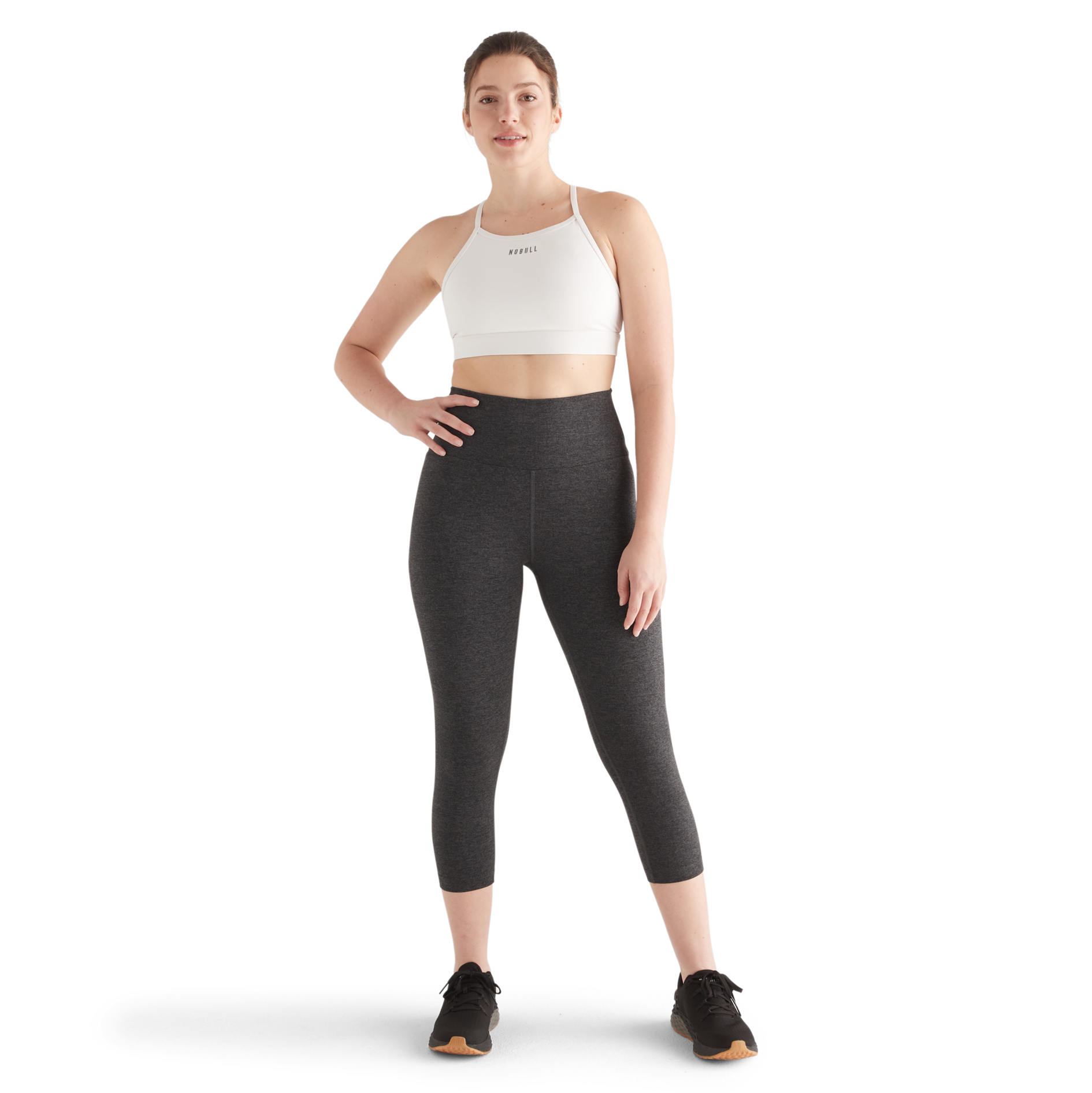 Women's High Waist Matte Yoga Pants - 21