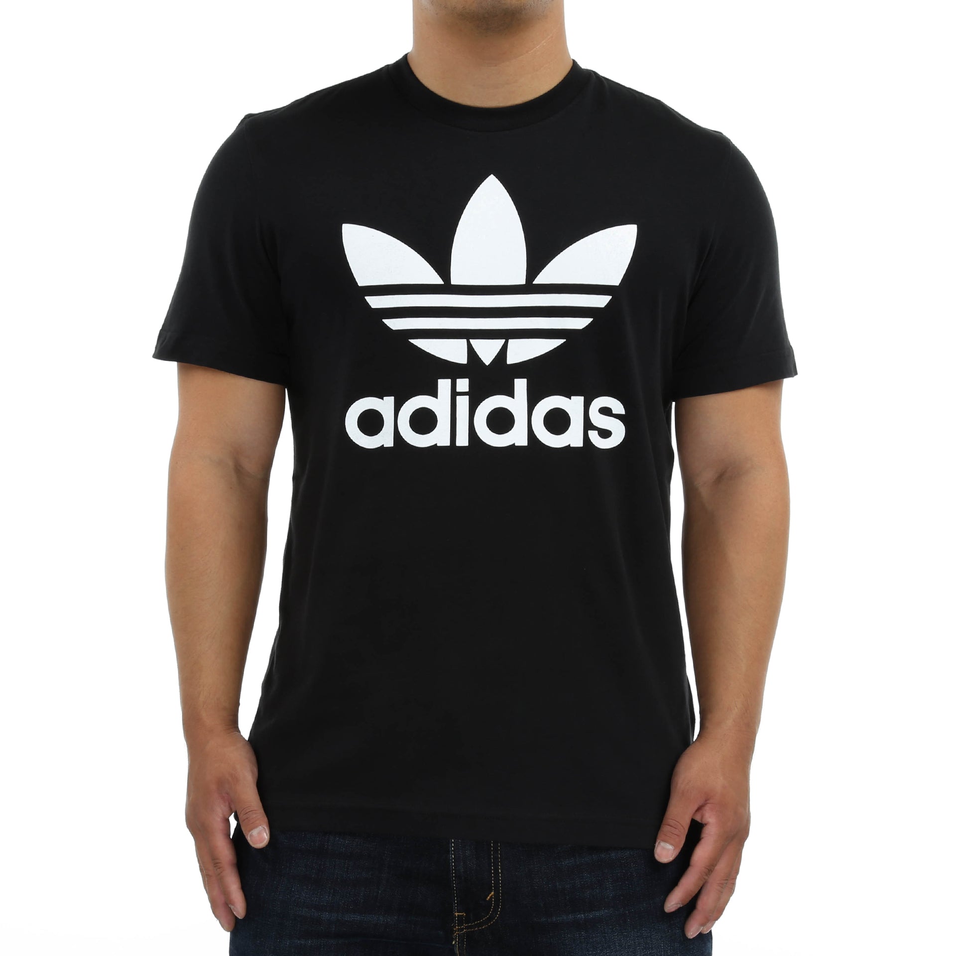 Adidas Originals Trefoil Logo T-Shirt for Men & Women - Black | Casual Streetwear & Gym Wear