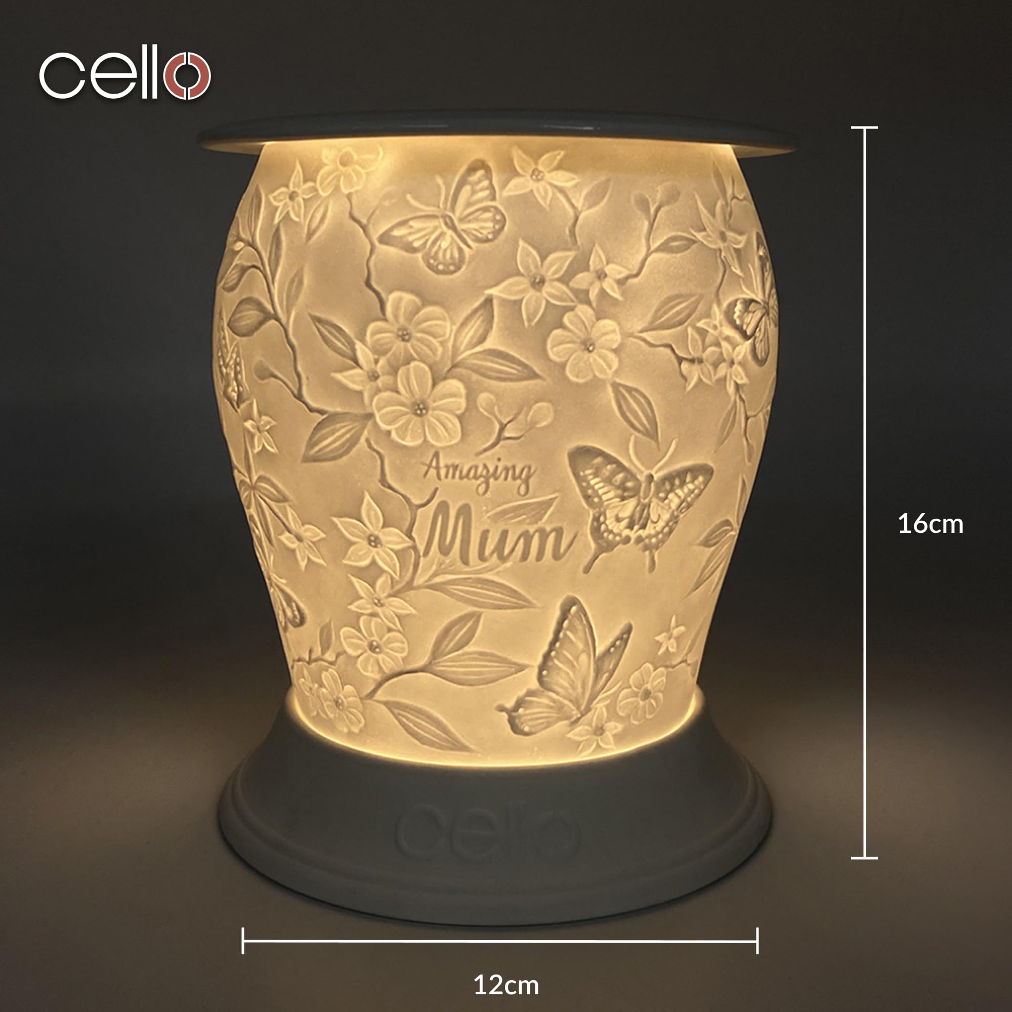 Premium Electric Wax Warmer - Porcelain Barrel Design for Essential Oils & Aromatherapy | Perfect for Home, Office, Spa Relaxation & Gift for Mom