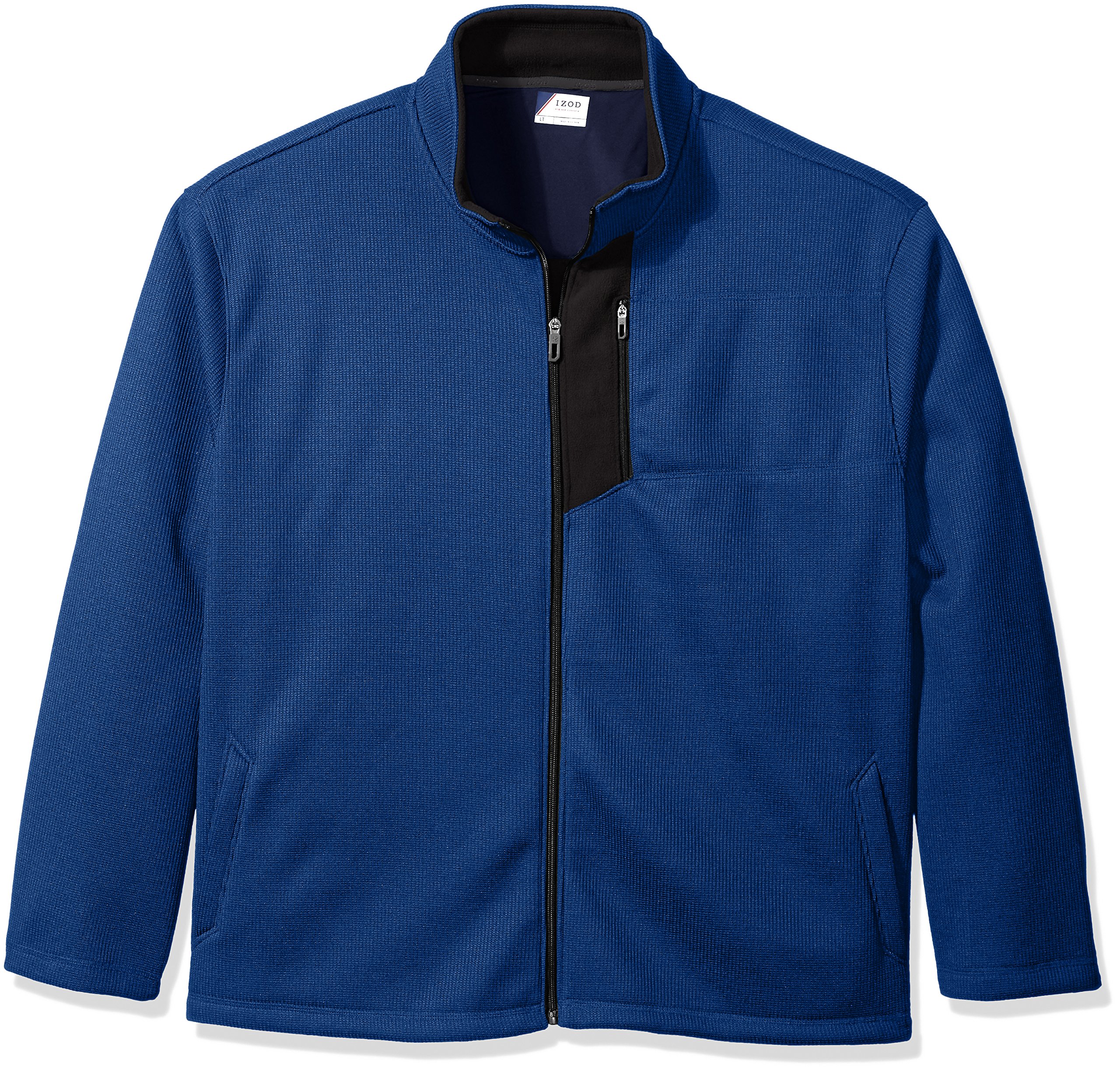 IZOD Men's Big & Tall Performance Full Zip Fleece Jacket - Warm & Comfortable Winter Outerwear for Casual Wear, Outdoor Activities & Work
