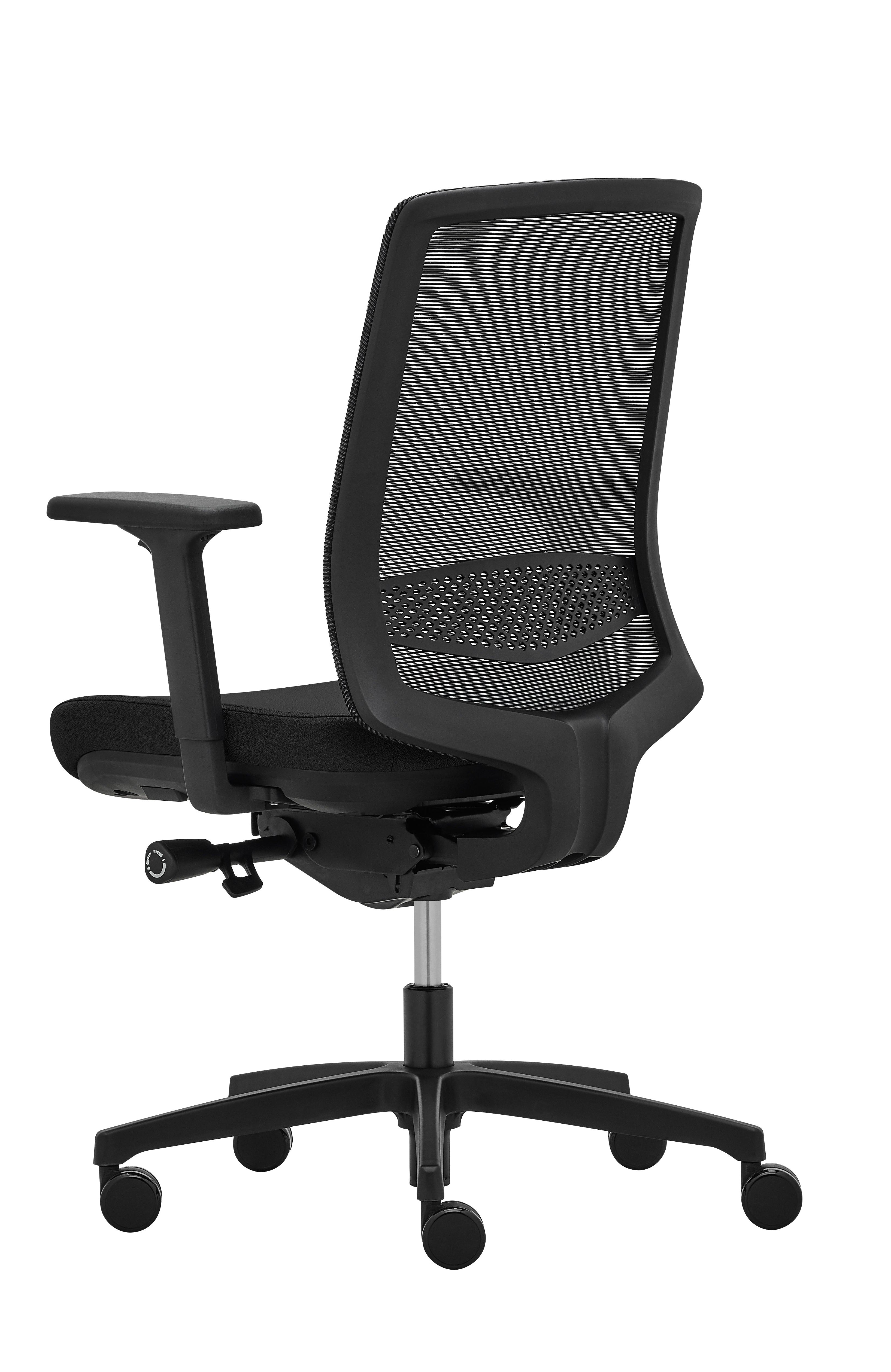 Eurotech ADAPT MID Ergonomic Mesh Office Chair with Mid Back Support - Adjustable Height, Lumbar Support & Breathable Design for Home & Office Workspaces