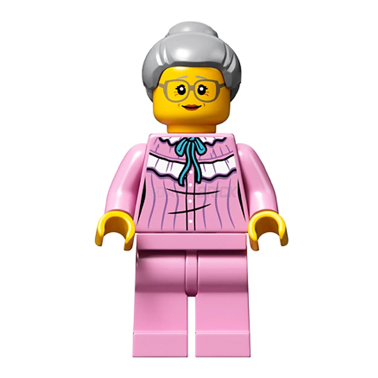 LEGO Minifigure Grandmother - Brick Tales Collection (Ideas 2018) | Authentic LEGO City Building Toy for Kids & Collectors | Perfect for Creative Play, Display & Gift Giving