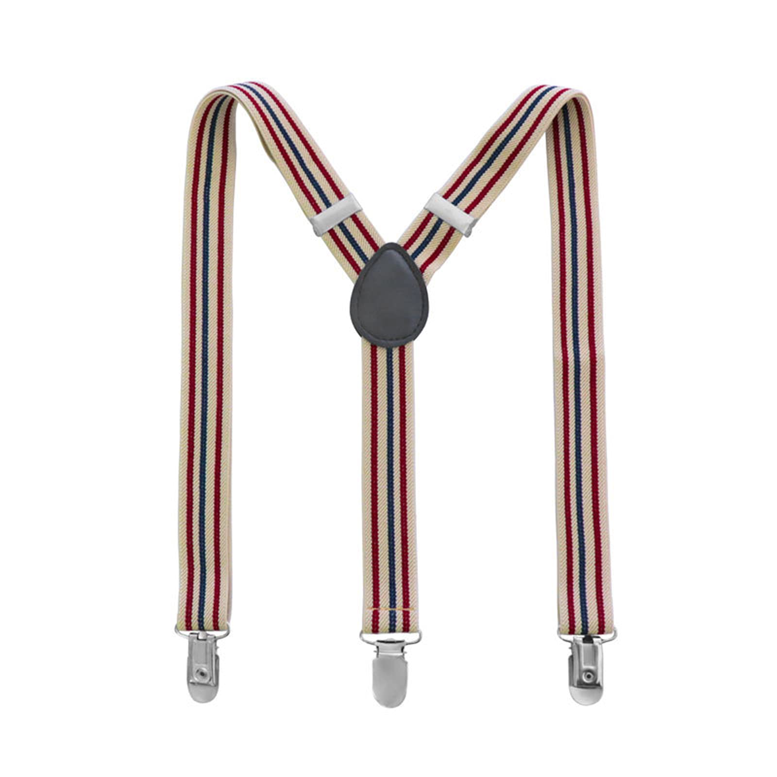 Heavy Duty Adjustable Y Back Suspenders for Men with Strong 3 Clips - Perfect for Workwear, Uniforms & Formal Attire