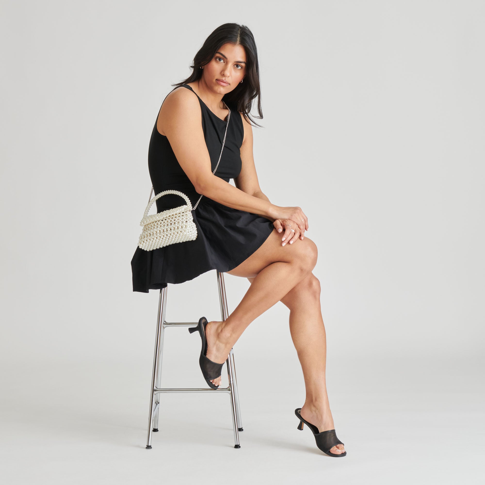ELLOISE Elegant Pearl-Embellished Handbag for Women - Perfect for Parties, Weddings & Special Occasions