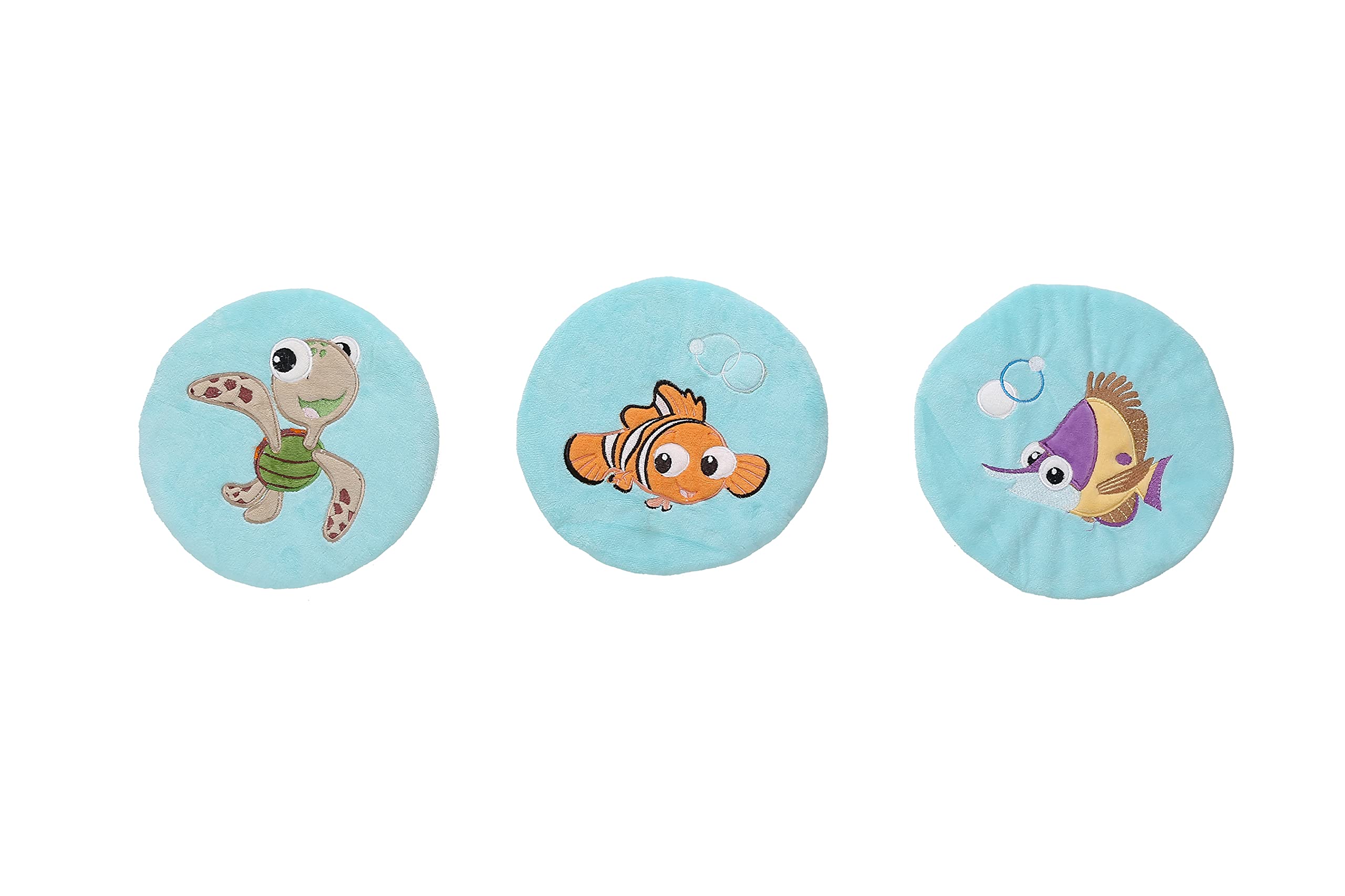 7-Piece Ocean Themed Baby Crib Bedding Set - Turtle & Clownfish Embroidery, Includes Quilt, Fitted Sheet, Skirt, Valance & 3 Wall Decor (Nursery, Baby Girl & Boy) | Perfect for Underwater-Themed Nursery Decor & Newborn Gifts