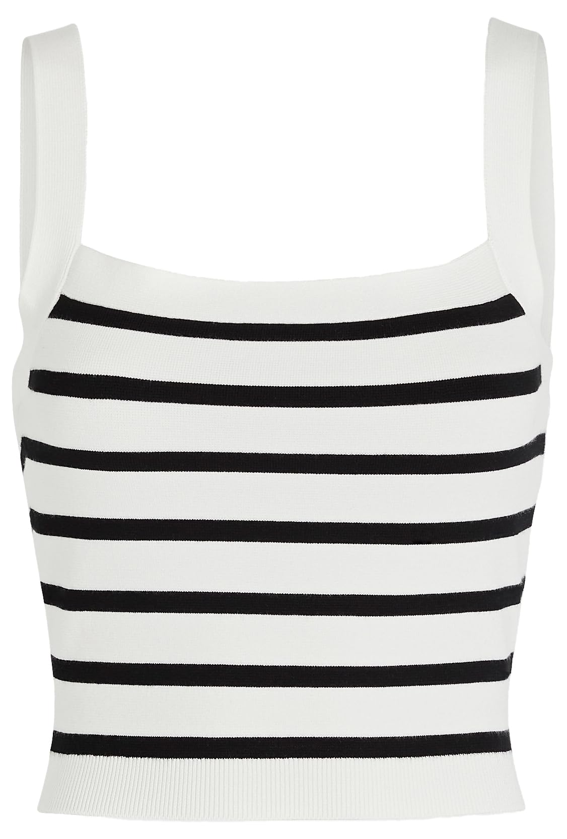 Club Monaco Women's Cropped Sweater Tank Top - Soft Knit Casual Summer Tops for Women - Perfect for Beach Outings, Date Nights & Layering
