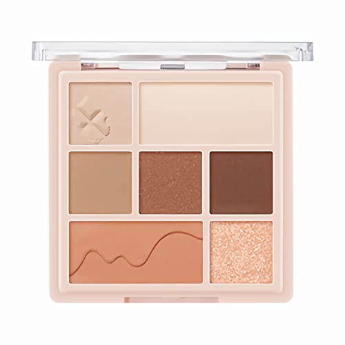 FOCALLURE 3-in-1 Makeup Palette - Eyeshadow, Highlighter & Blush Set with Matte, Shimmer & Glitter Finishes | Highly Pigmented, Long-Lasting & Blendable Cosmetic Gift | Chocolate Waltz Color Palette | Perfect for Everyday Makeup, Party Looks & Professional Beauty Routines