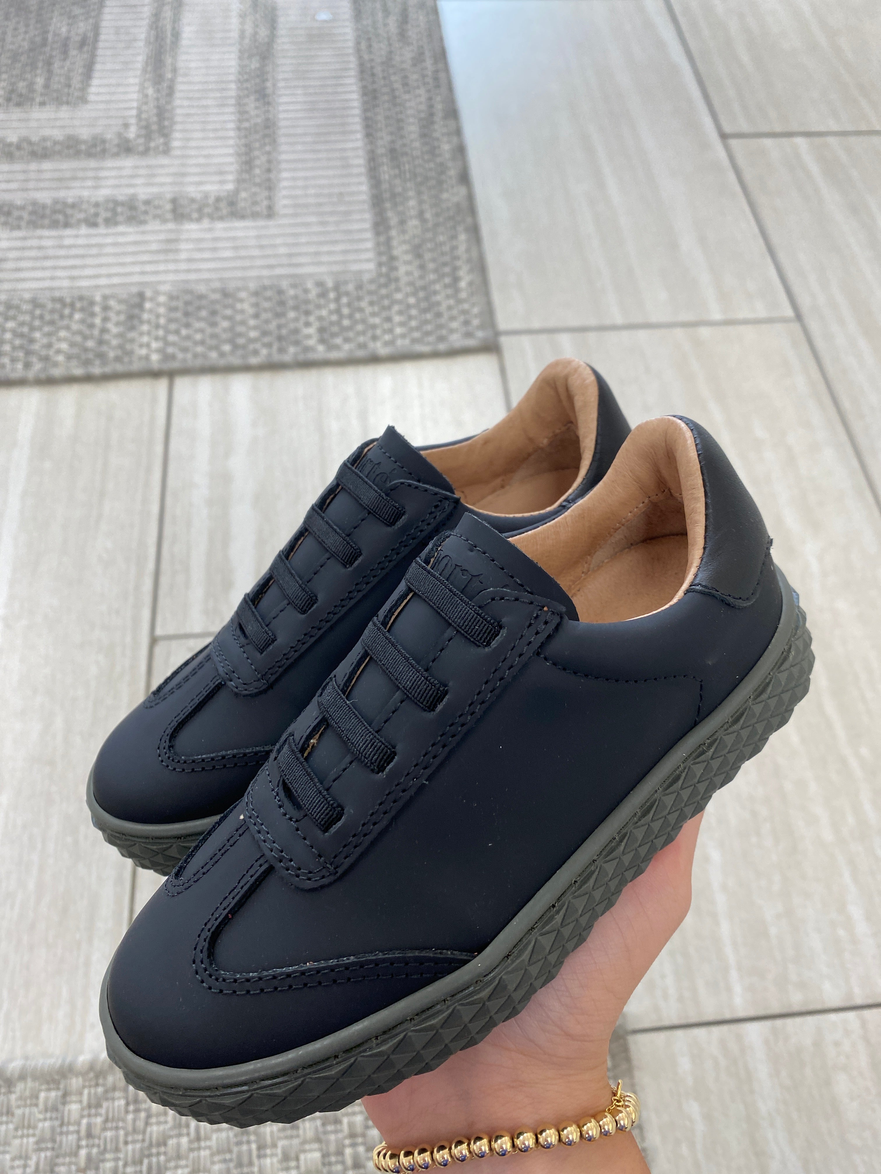 Porte Black and Olive Gum Elastic Sneakers - Comfortable Stretchable Casual Shoes for Men & Women | Perfect for Walking, Running, and Everyday Wear