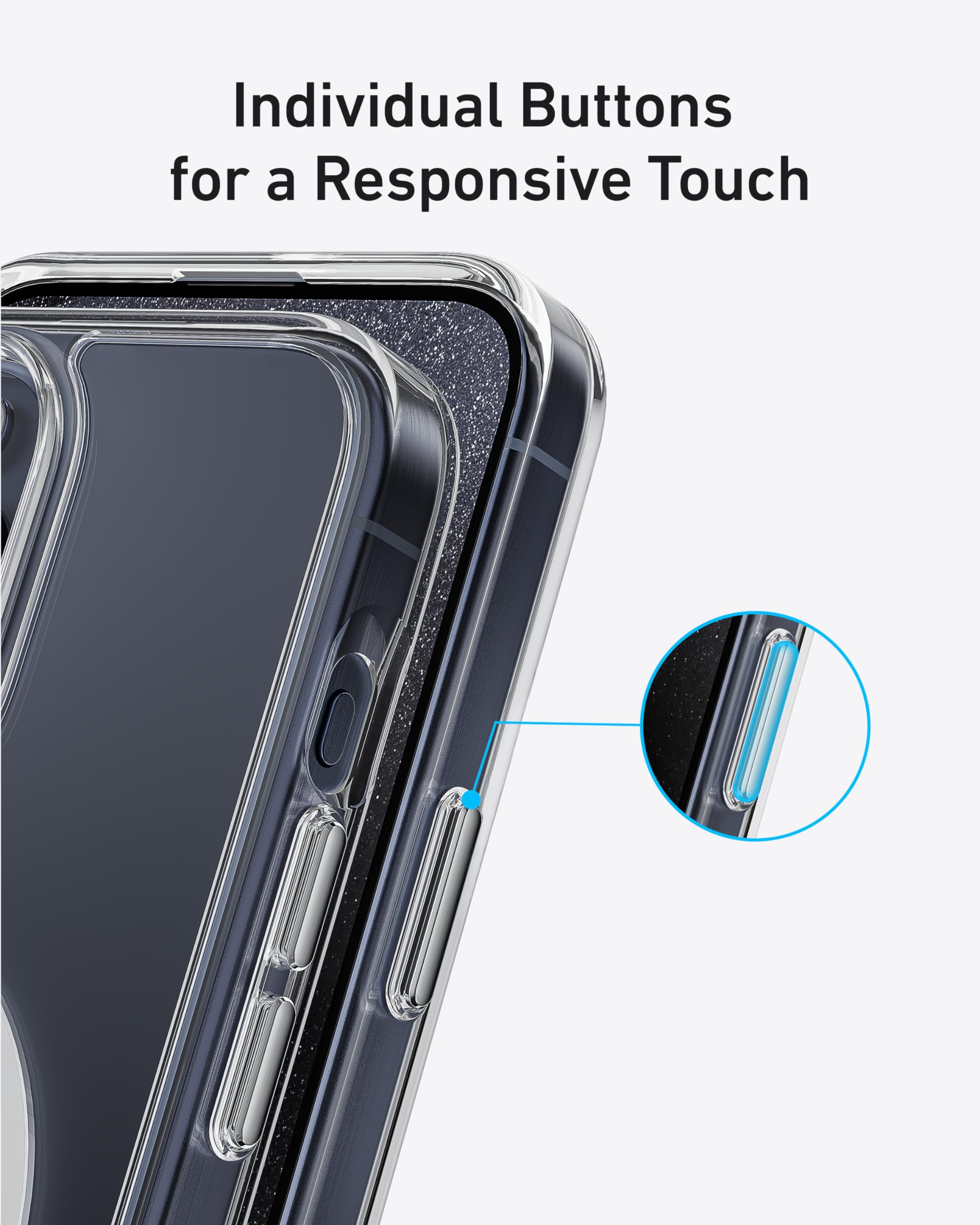 Anker Magnetic Phone Case for iPhone 13 Pro Max - Military-Grade Protection, MagSafe Compatible, Anti-Yellowing & Scratch-Resistant Clear Case | Perfect for Everyday Use, Travel & Wireless Charging