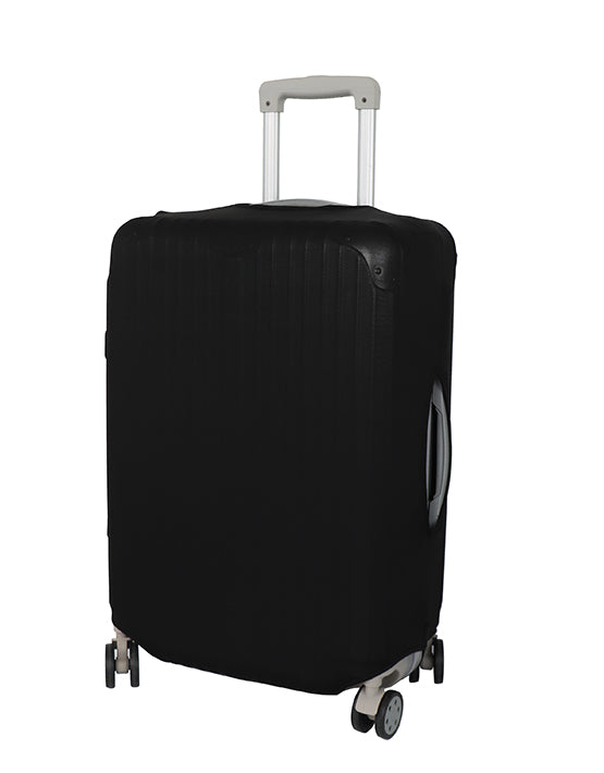 Tosca Large Luggage Cover - Waterproof Travel Suitcase Protector with Zipper Closure (Black) - Perfect for Airplane Checked Bags & Storage Protection