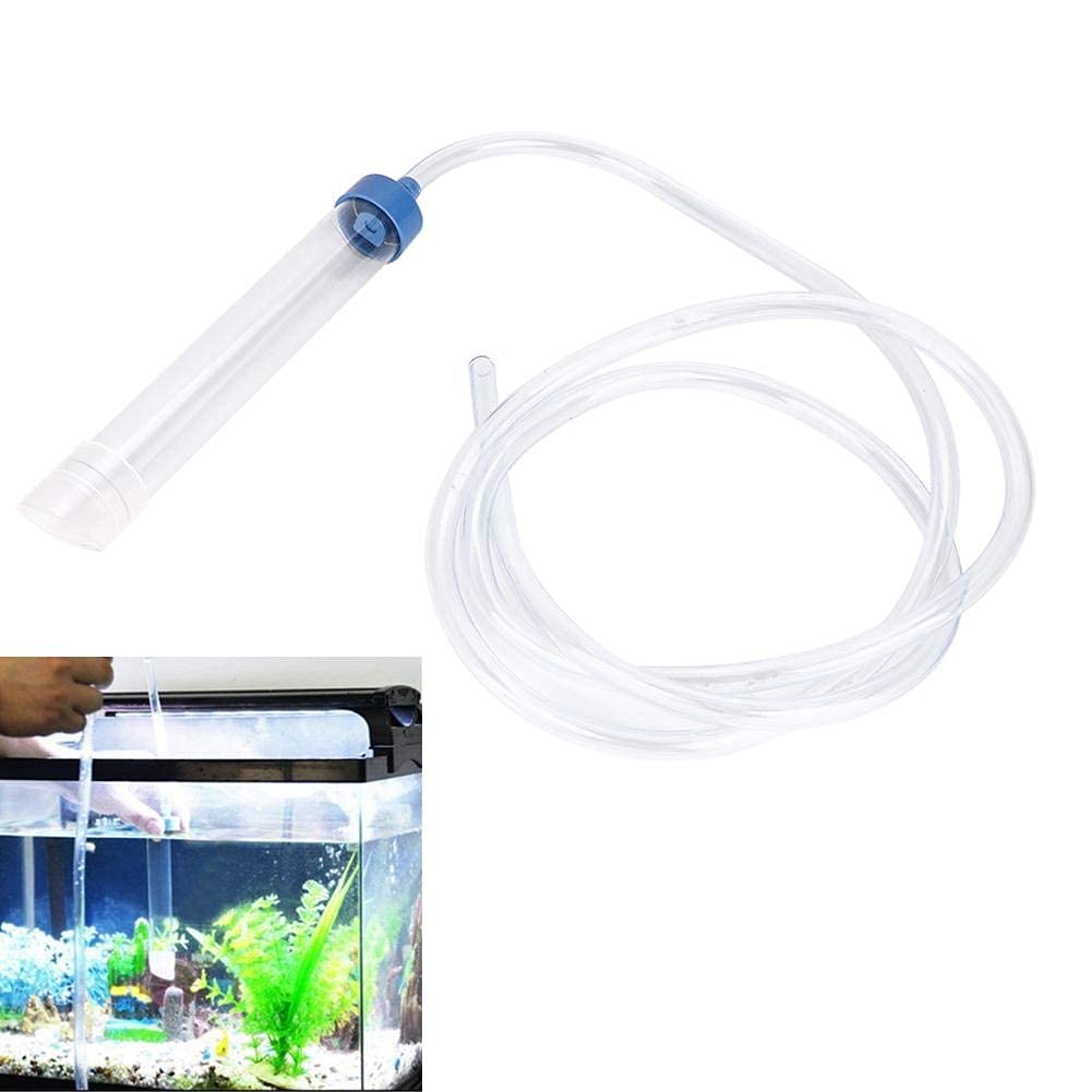 Premium Aquarium Gravel Cleaner - Fish Tank Vacuum Siphon with Water Changer, Efficient Drainer for Small Fish Tanks | Perfect for Weekly Water Changes & Substrate Cleaning