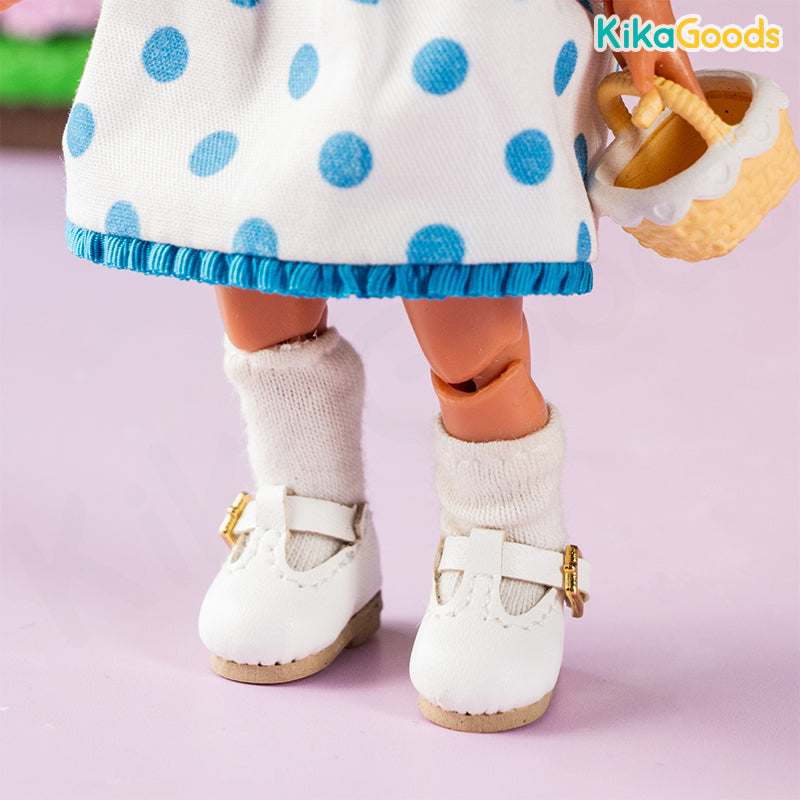 1/12 BJD Doll Princess Shoes - T-Shaped High Heel Shoes for Ball Jointed Dolls - Perfect for Photography, Display, and Doll Collecting