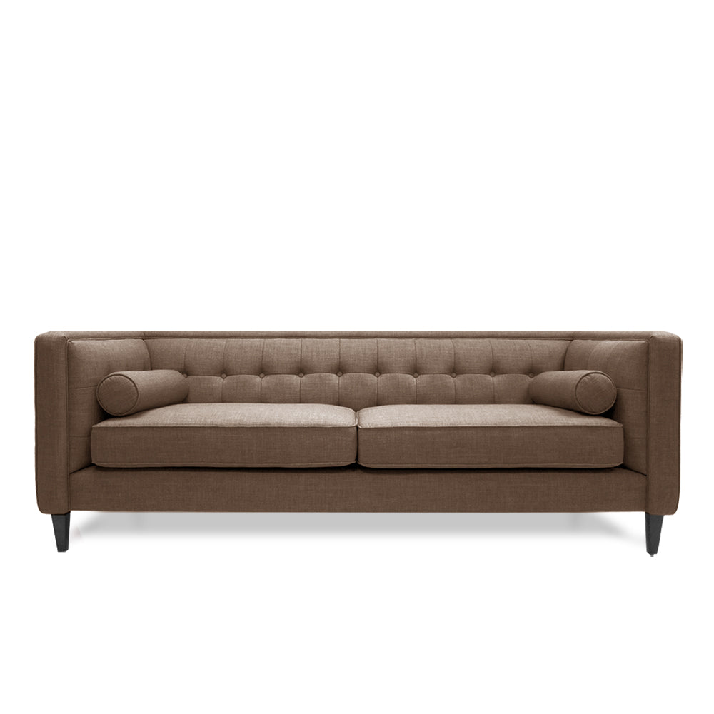 Premium 3-Seater Saffron Sofa - Modern Living Room Furniture for Home & Office - Comfortable Couch for Relaxing, Entertaining & Small Spaces