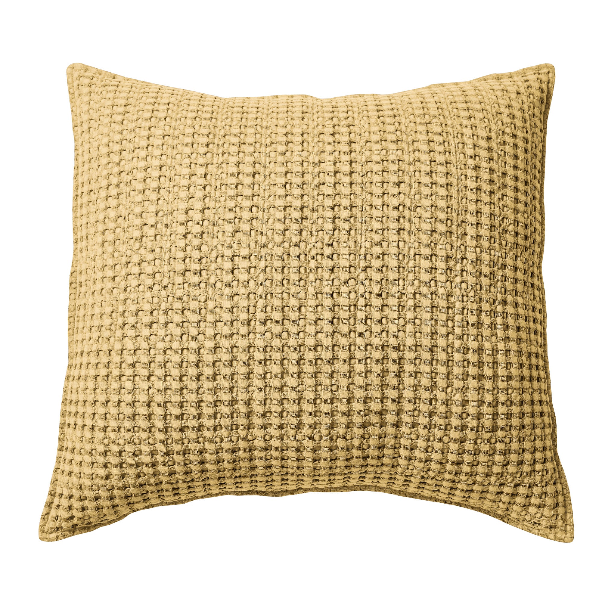 Mills Waffle Square Pillow - Soft & Stylish Decorative Throw Pillow for Couch, Bed, Sofa - Perfect for Living Room, Bedroom & Home Decor