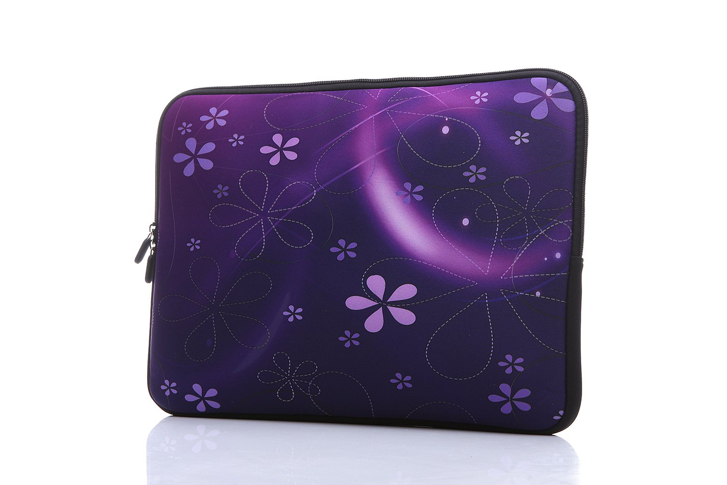 15-15.6 Inch Laptop Sleeve Case with Handle - Neoprene Protective Cover for MacBook Pro, MacBook Air, HP, Dell, Lenovo, ThinkPad, Asus, Acer - Butterfly Classic Design - Perfect for Work, Travel & School