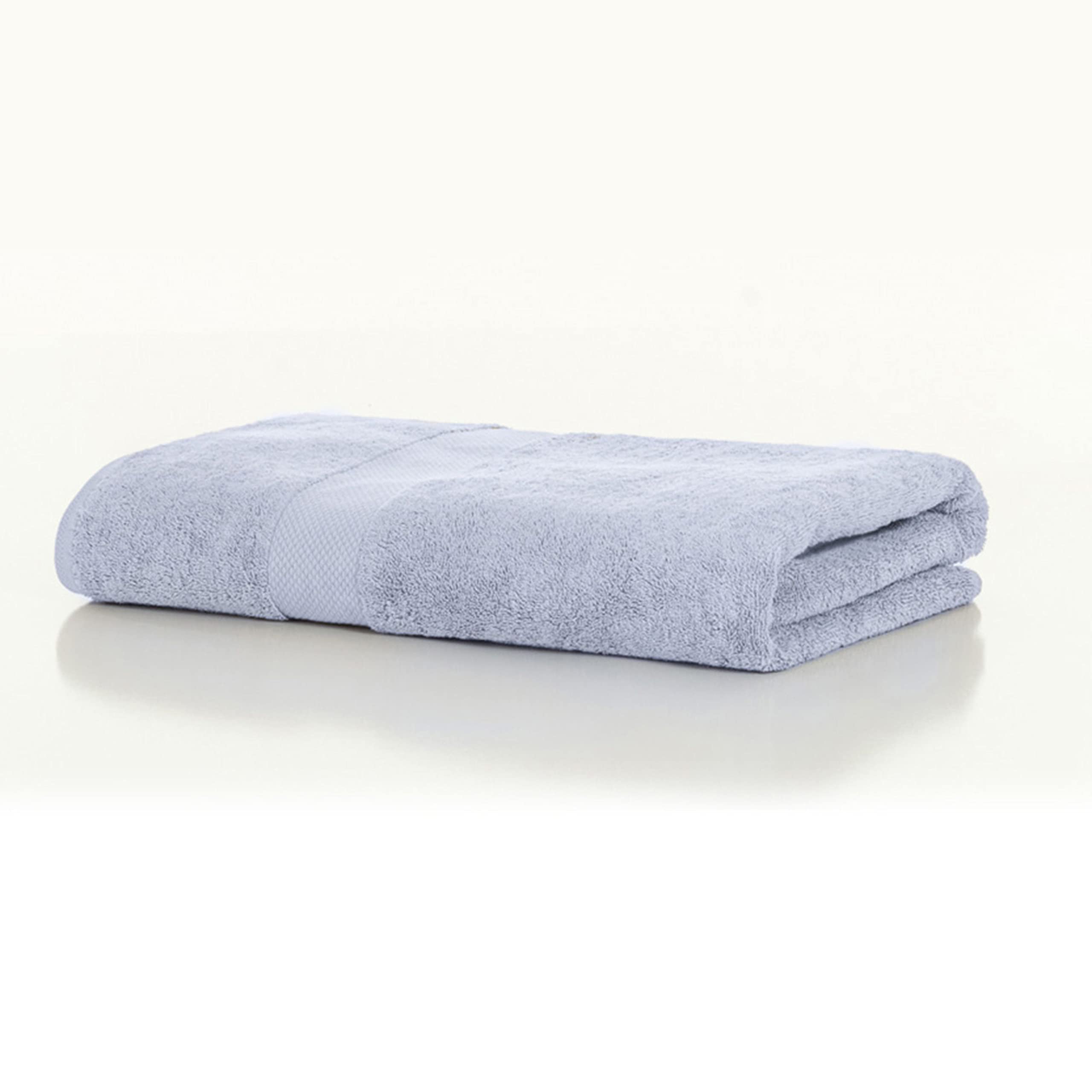 OCM 100% Cotton Oversized Bath Sheet - Soft Blue 30