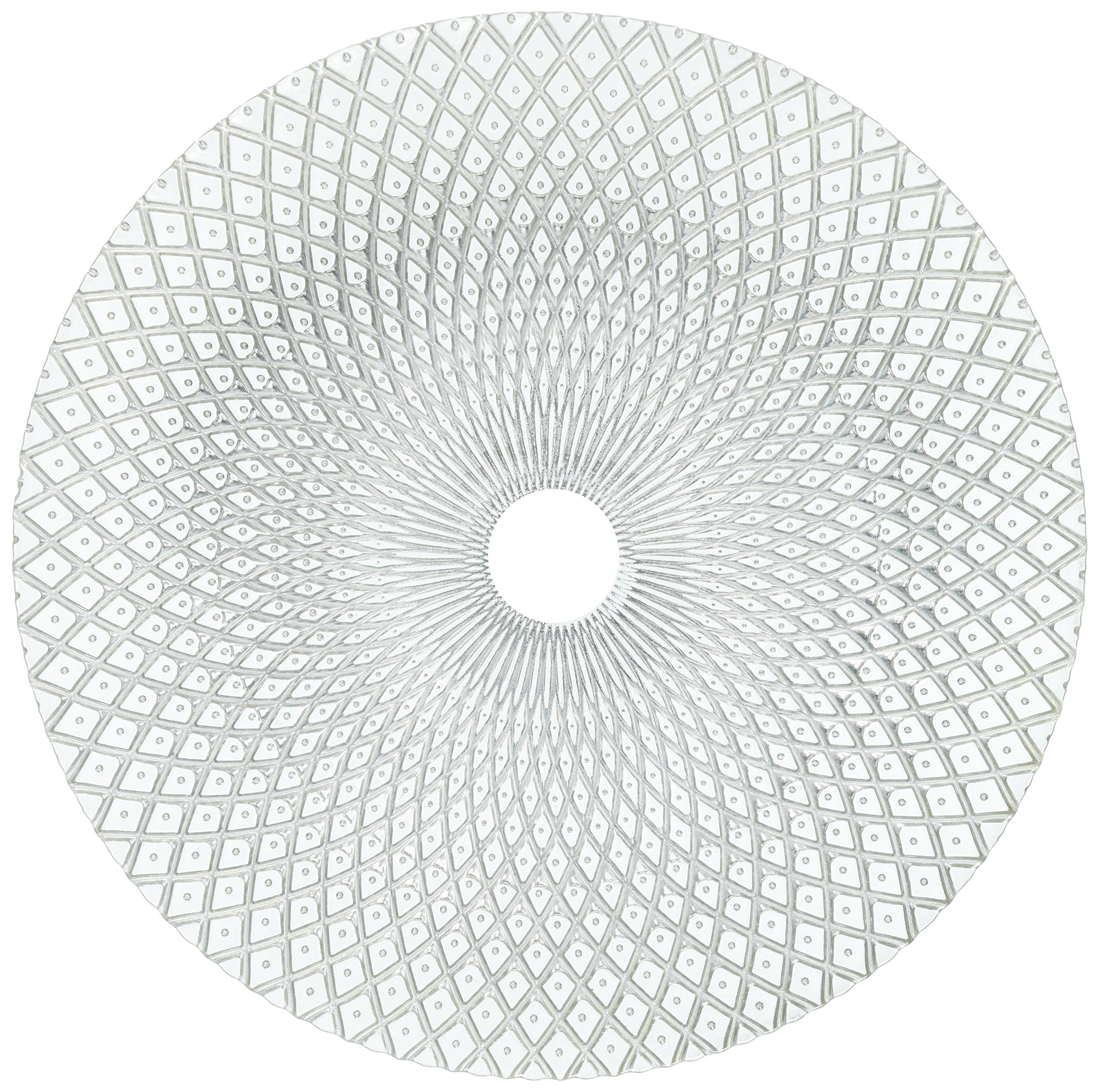 Jay Ege ChargeIt 13-Inch Silver Round Charger Plate – Elegant Table Setting for Weddings, Parties & Formal Dining – Reusable & Durable Charger Plate for Stylish Entertaining