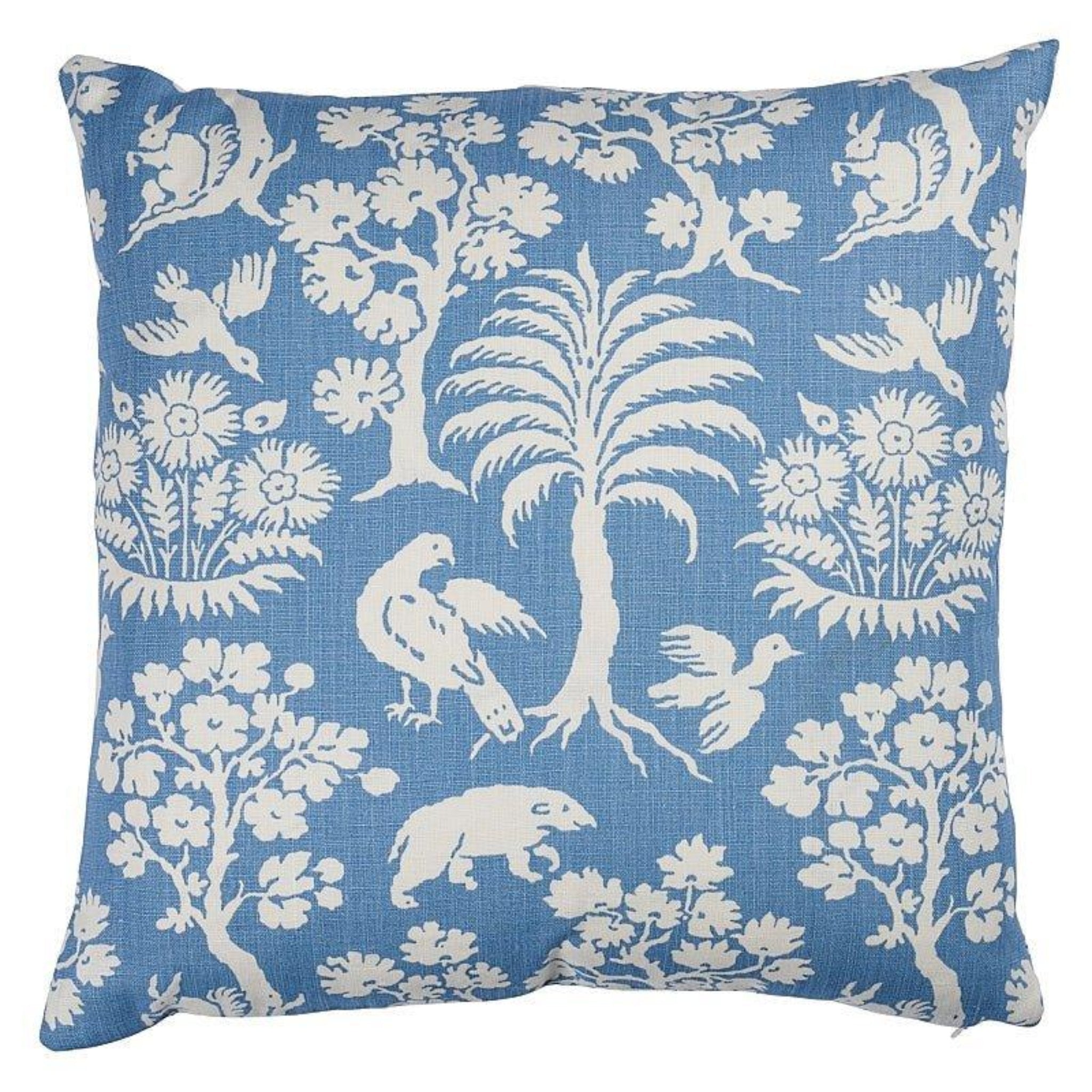 Blue & White Woodland Silhouette 20