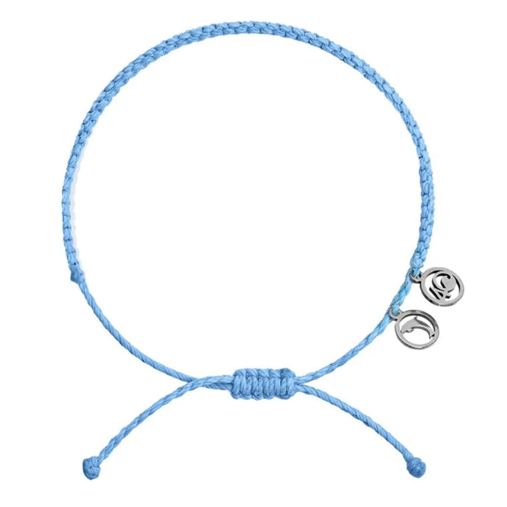 4Ocean August 2024 Limited Edition Dolphin Bracelet - Eco-Friendly Recycled Ocean Plastic Jewelry for Beach Lovers & Conservation Supporters | Perfect Gift for Environmentalists, Surfers & Ocean Advocates