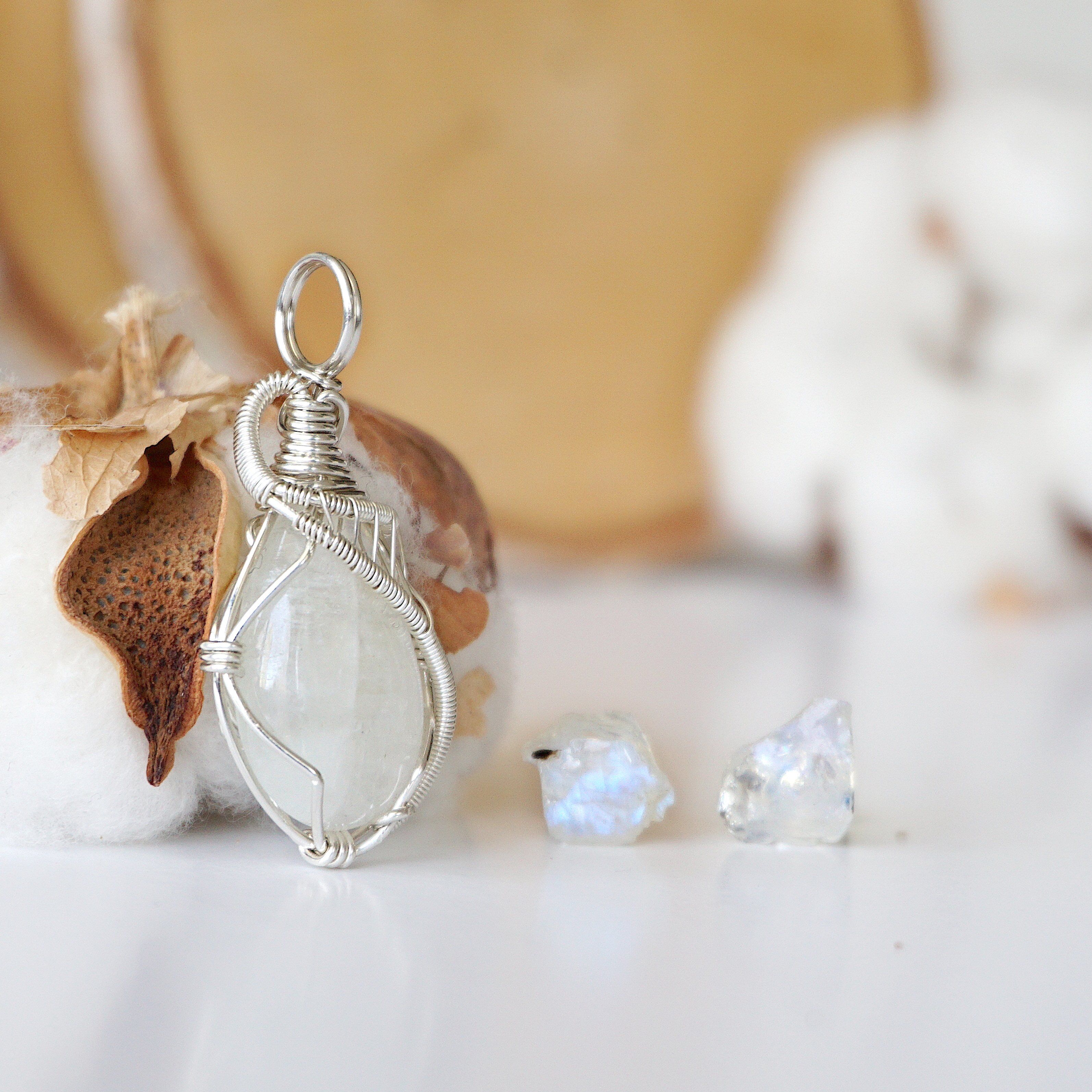 Rainbow Moonstone Jewelry Set in Sterling Silver – Perfect for Birthdays, Anniversaries & Special Occasions