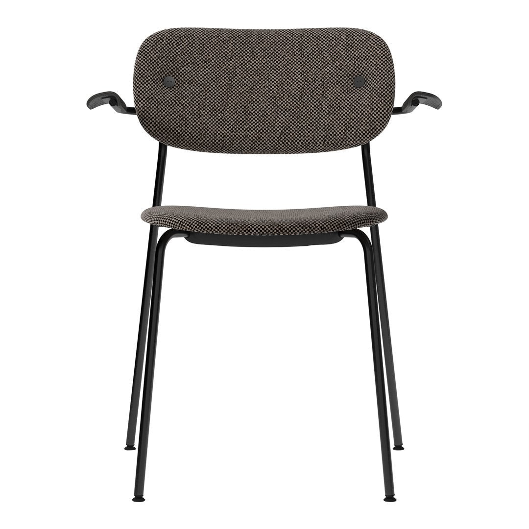 Co Dining Chair with Armrests - Fully Upholstered Modern Dining Chair for Kitchen, Dining Room & Breakfast Nook - Comfortable & Stylish Seating Solution