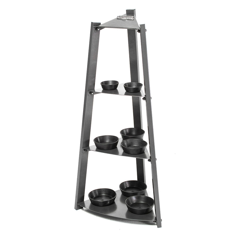 Apex 3-Tier Kettlebell Weight Rack | VKBS 1N - Heavy Duty Dumbbell Storage Organizer for Home Gym & CrossFit Training