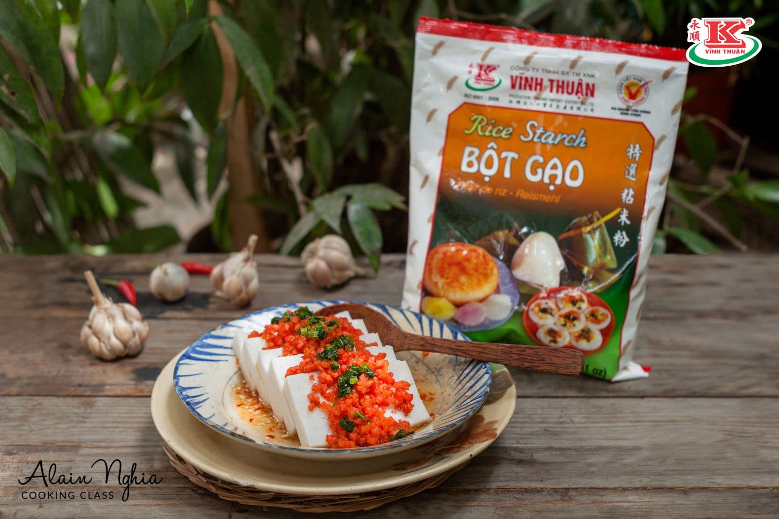 Vinh Thuan Rice Starch - Gluten Free Bot Gao - 14.1 oz (Pack of 3) - Perfect for Baking, Cooking & Asian Cuisine