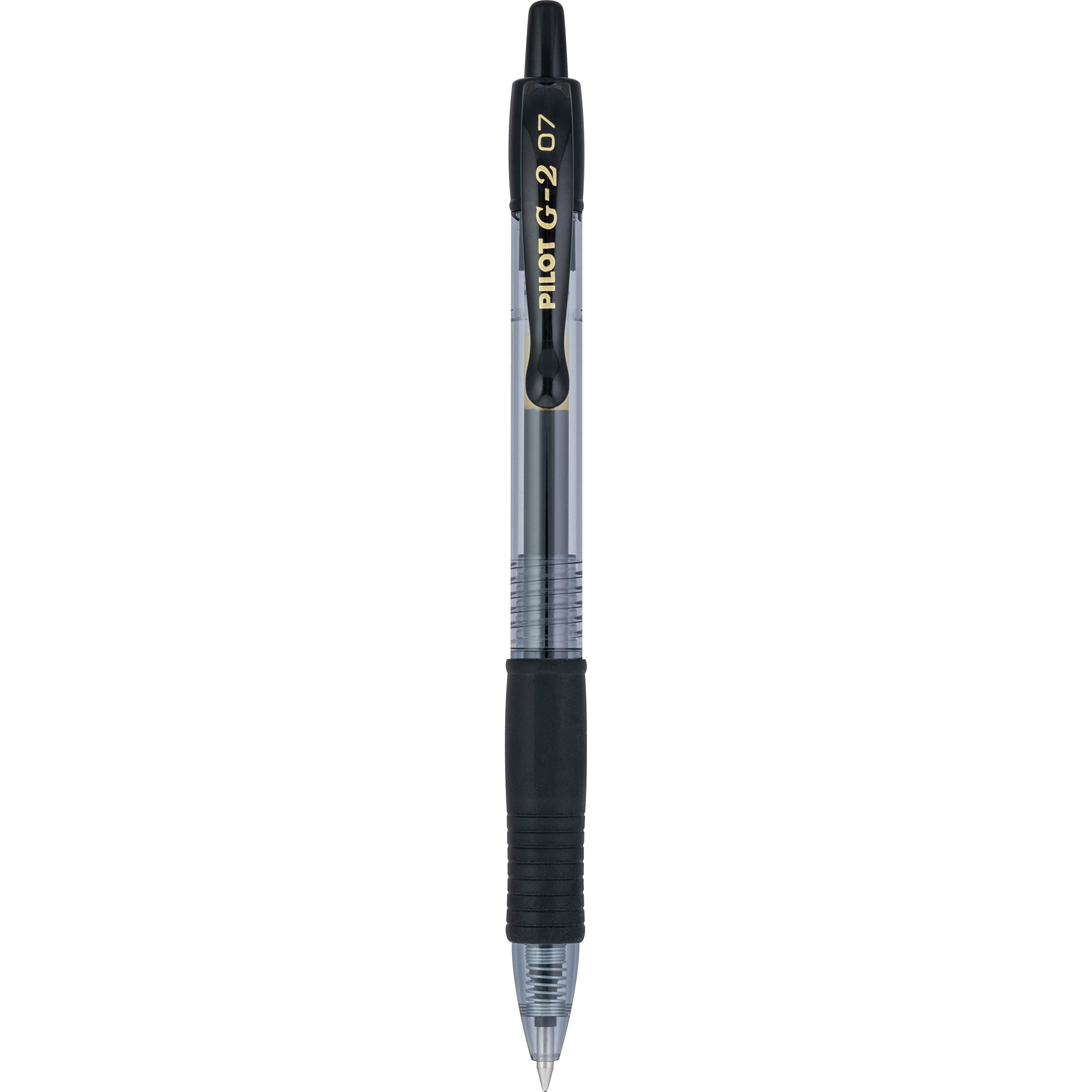 Pilot G2 Premium Gel Roller Pens - 0.7mm Fine Point Black Ink - 12 Pack (Dozen Box) - Smooth Writing for Office, School & Note Taking