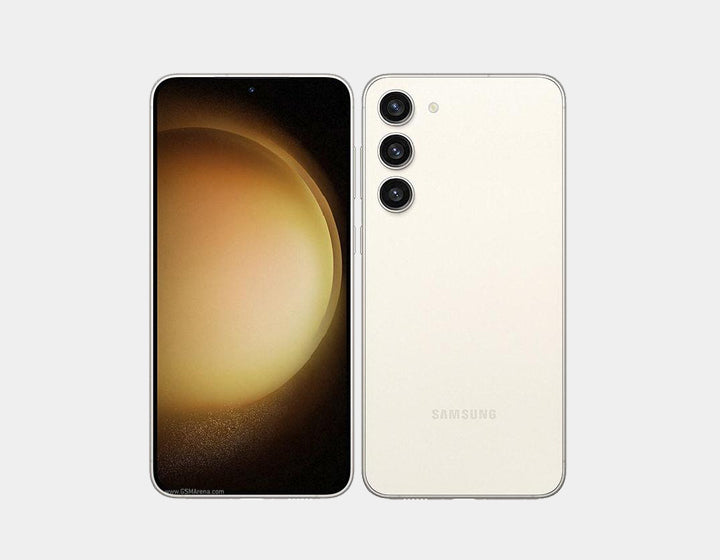 SAMSUNG Galaxy S23+ 5G Smartphone (S9160) - 256GB Storage, 8GB RAM, Dual SIM, GSM Unlocked, Cream Color - Perfect for Business Travel & International Use