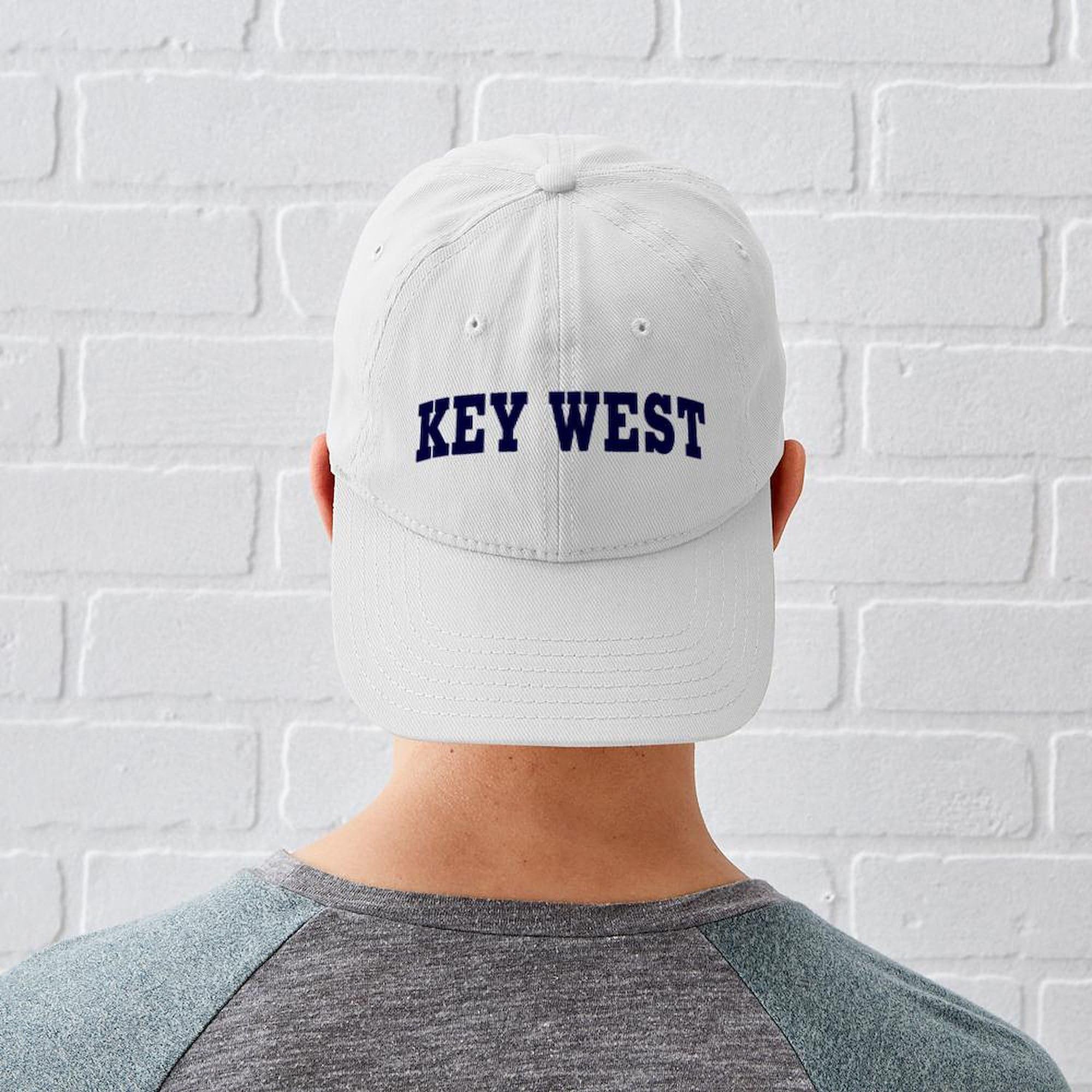 Key West Florida Adjustable Baseball Cap - Stylish & Unique Sun Hat for Beach, Travel & Outdoor Adventures