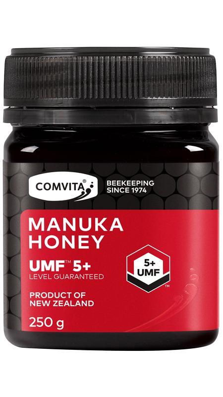 Comvita UMF5+ Manuka Honey - 100% Pure Raw New Zealand Honey for Immune Support, Digestion & Wellness - Perfect for Tea, Toast & Natural Remedies